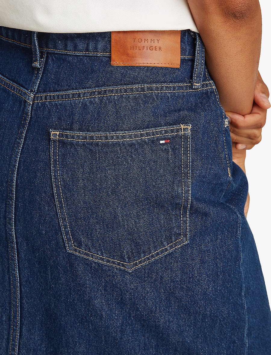 Tommy Hilfiger - DNM KNEE STRAIGHT SKIRT RW ACE - jupes en jeans - ace - 4
