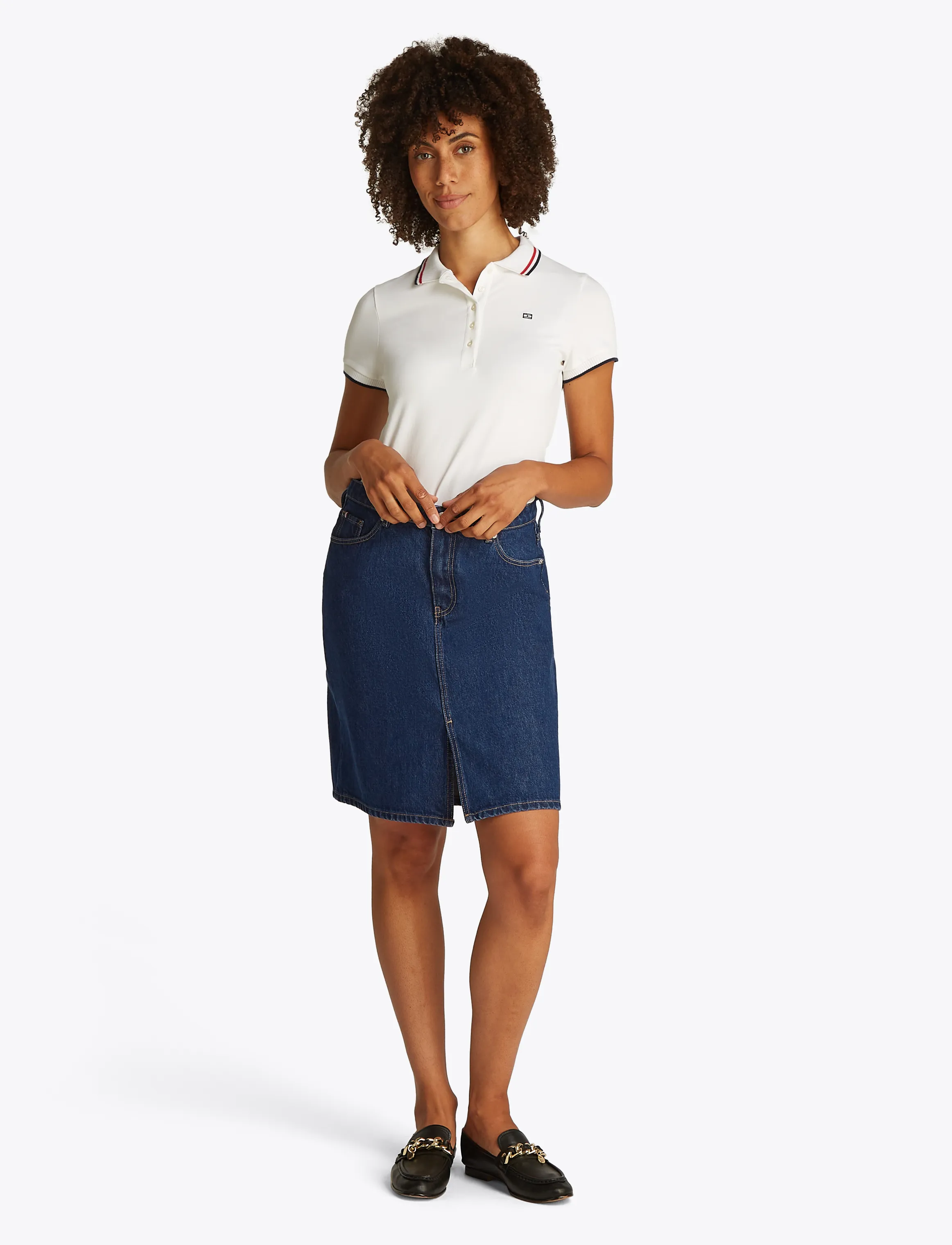 Tommy Hilfiger - DNM KNEE STRAIGHT SKIRT RW ACE - jupes en jeans - ace - 5