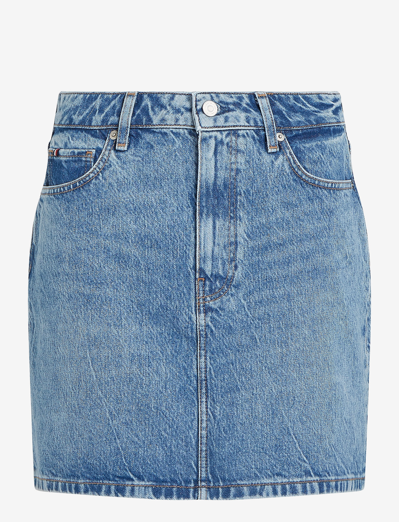 Tommy Hilfiger - DNM MINI SKIRT HW ALI - teksaseelikud - ali - 1