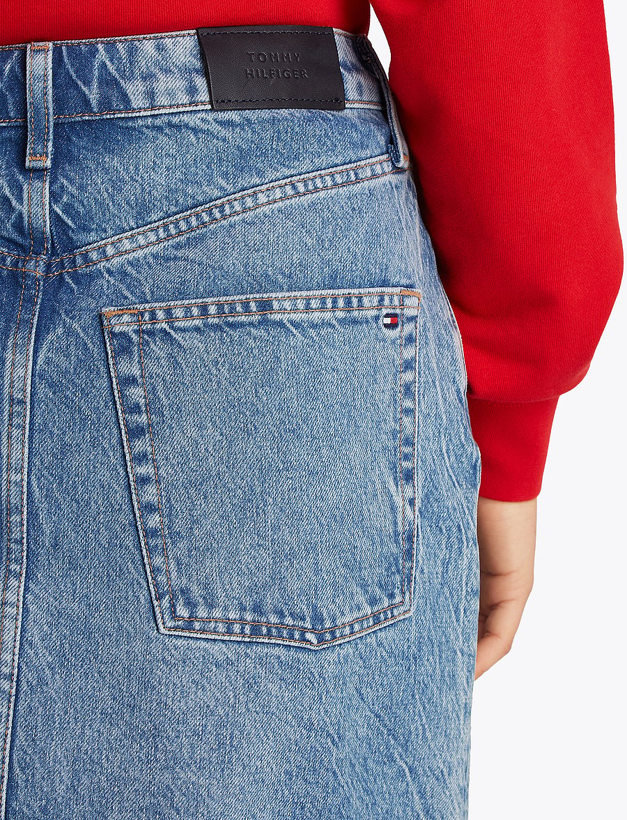 Tommy Hilfiger - DNM MINI SKIRT HW ALI - ali - 3