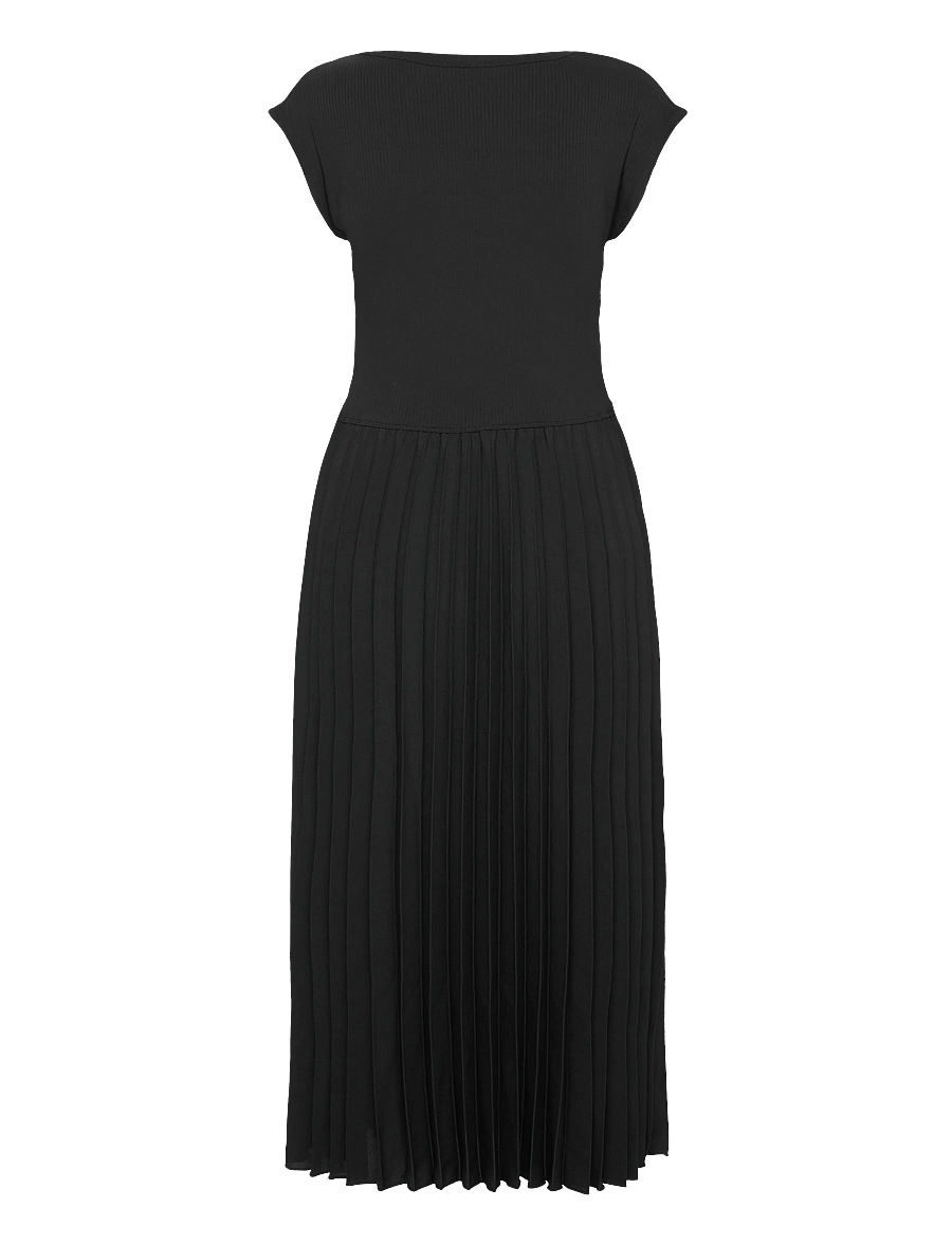 Tommy Hilfiger - 5X2 RIB MIDI F&F DRS - black - 2