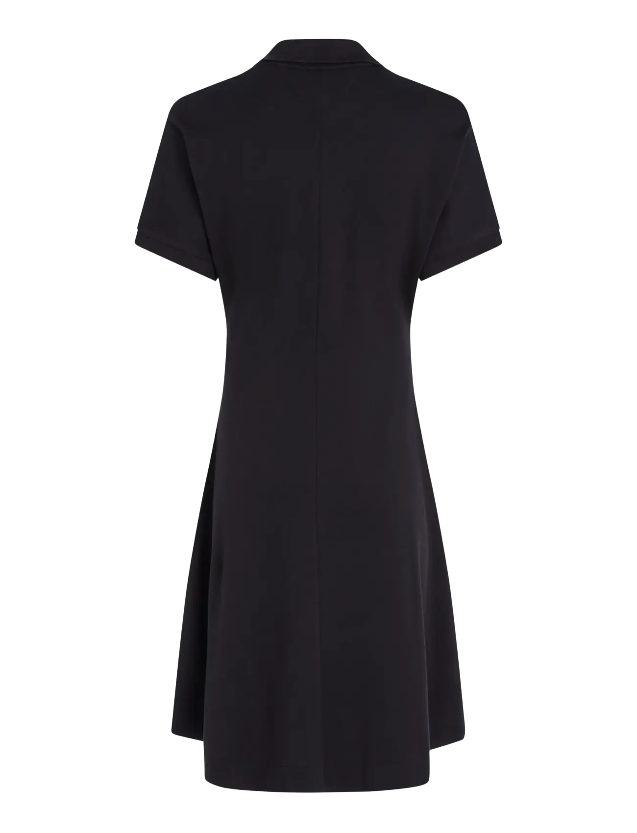 Tommy Hilfiger - LYOCELL OPEN-NK F&F POLO DRESS - black - 2