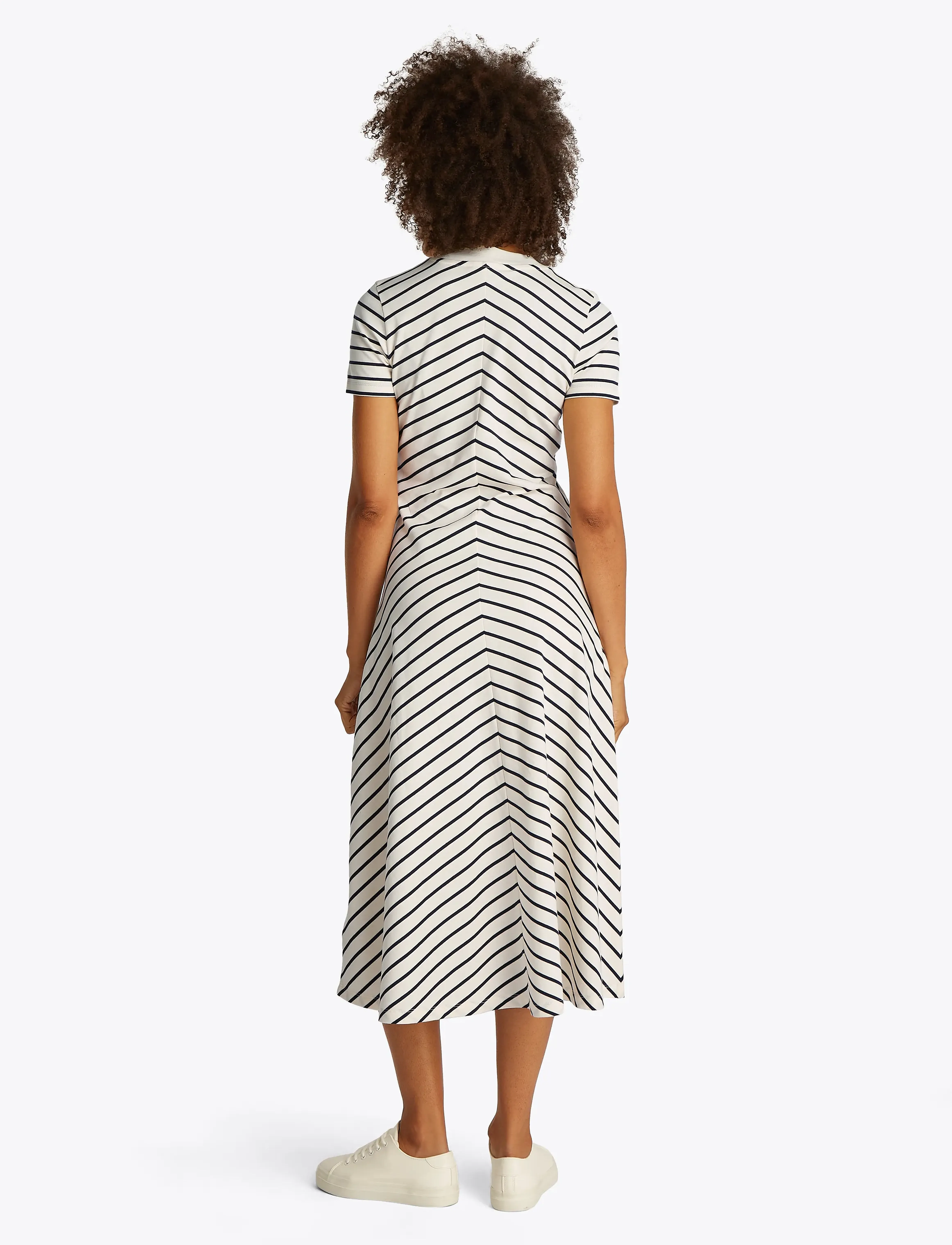 Tommy Hilfiger - MODERN F&F MIDI DRESS - calico/dark night navy stp - 3