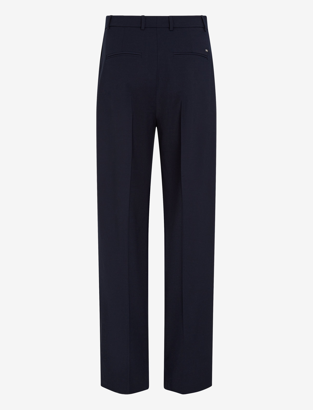 Tommy Hilfiger - COOL WOOL RELAXED STRAIGHT PANT - dark night navy - 4