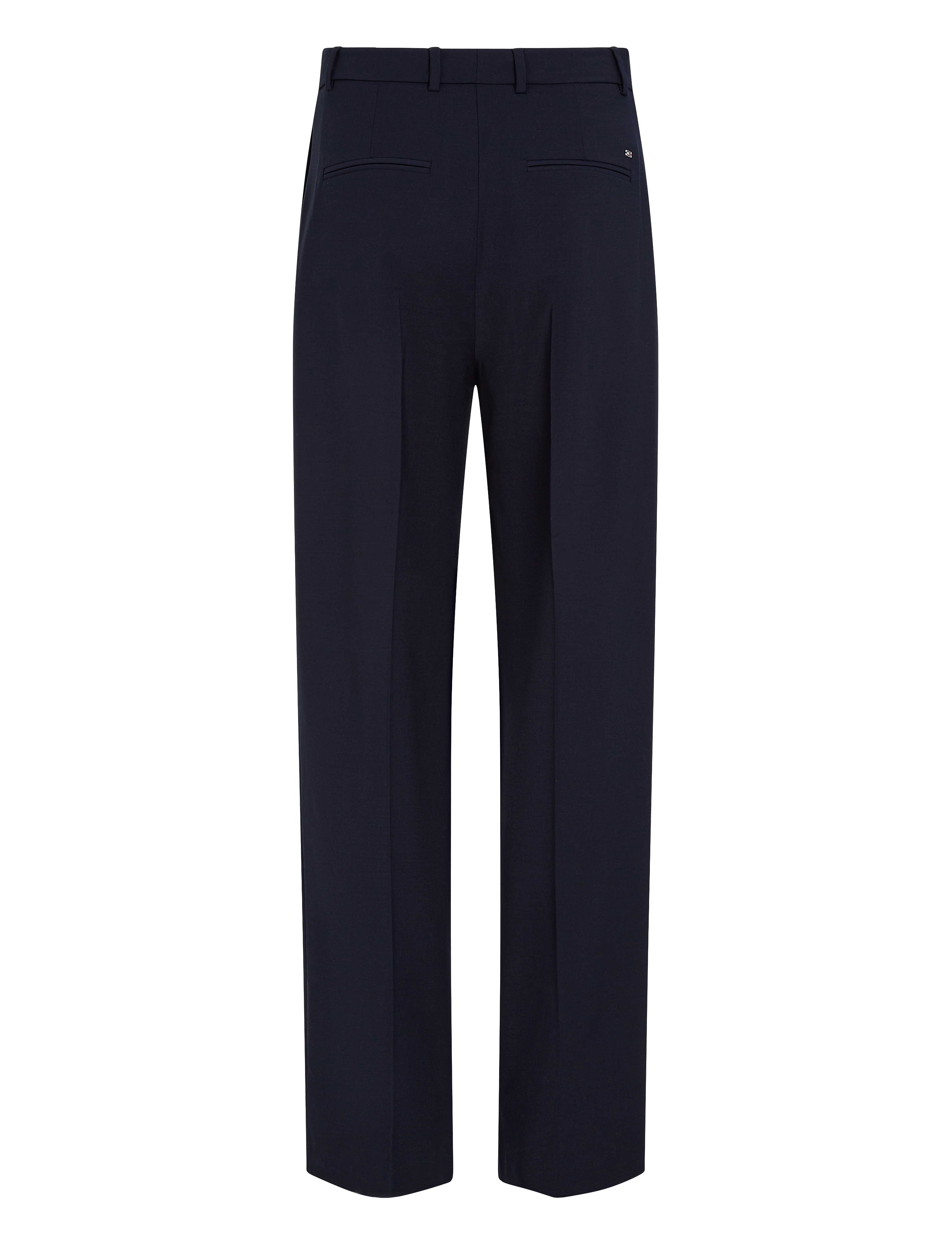 Tommy Hilfiger - COOL WOOL RELAXED STRAIGHT PANT - dark night navy - 4
