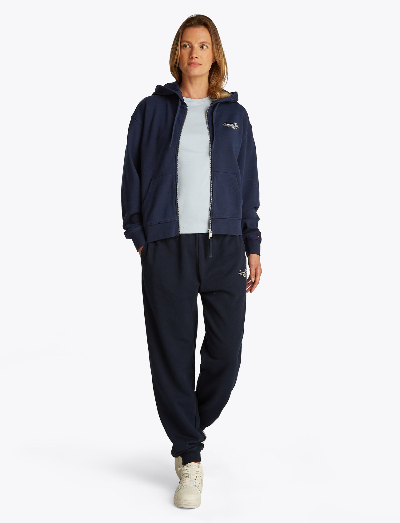 Tommy Hilfiger - REG SCRIPT ZIP HOODIE - dark night navy - 1