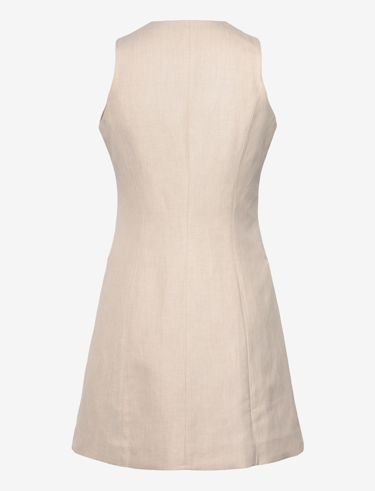 Tommy Hilfiger - LINEN MIX SLEEVELESS DRESS - kurze kleider - classic beige - 1