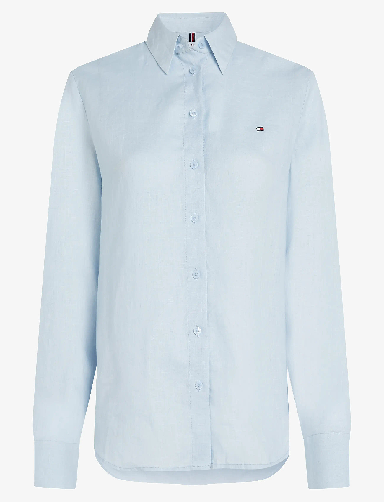 Tommy Hilfiger - ESS LINEN RELAXED SHIRT - linneskjortor - breezy blue - 1