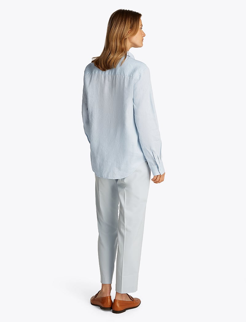 Tommy Hilfiger - ESS LINEN RELAXED SHIRT - linneskjortor - breezy blue - 3