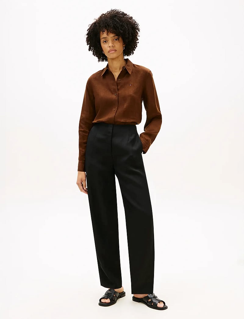 Tommy Hilfiger - ESS LINEN RELAXED LS SHIRT - chemises de lin - legacy brown - 3