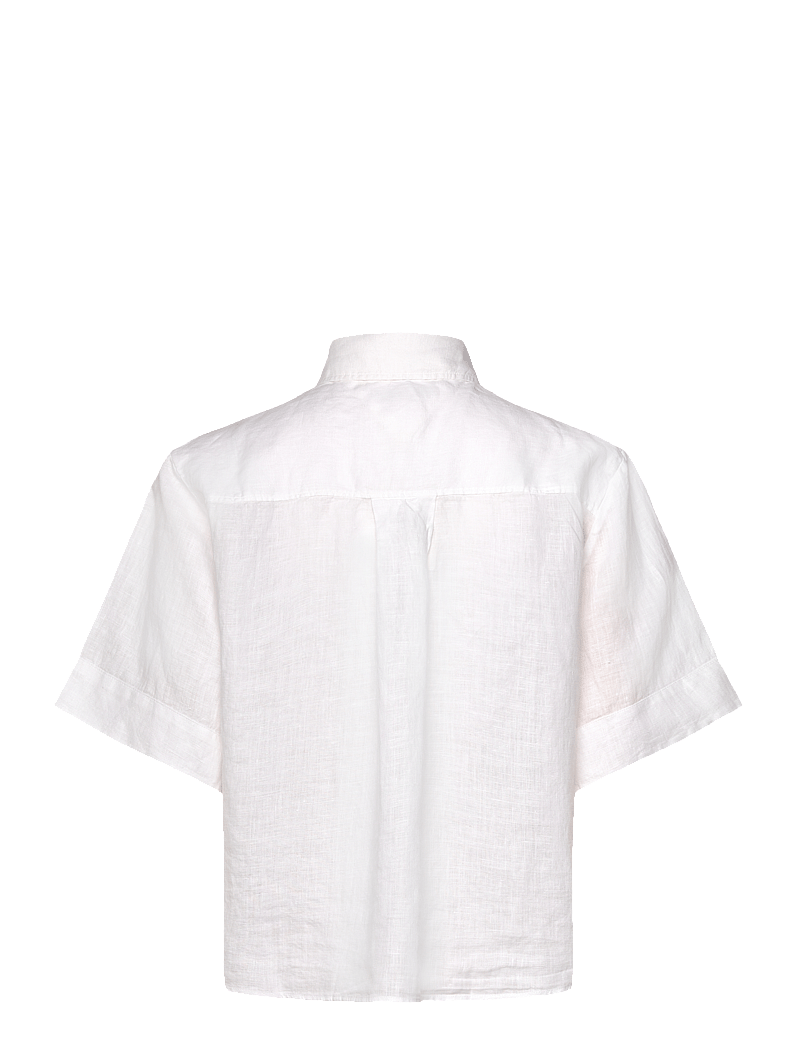 Tommy Hilfiger - ESS LINEN RELAXED S/S SHIRT - linen shirts - th optic white - 2