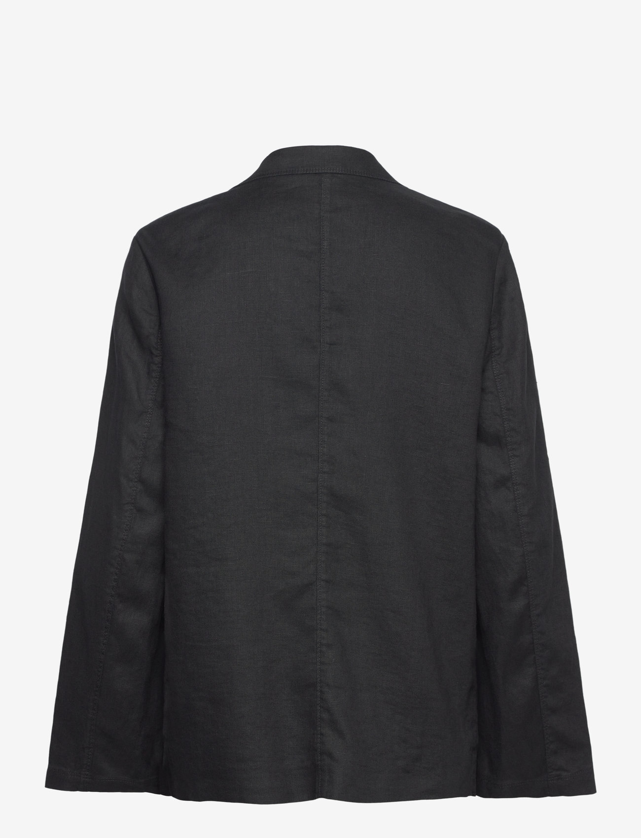 Tommy Hilfiger - ESS LINEN REGULAR SB BLAZER - Ühes joones nööpidega bleiserid - black - 1