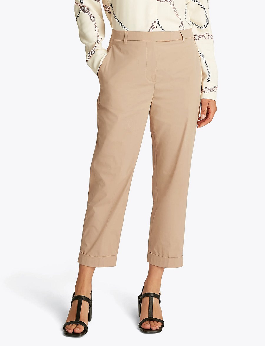 Tommy Hilfiger - LIGHT CO SLIM CHINO - hose mit geradem bein - classic beige - 0