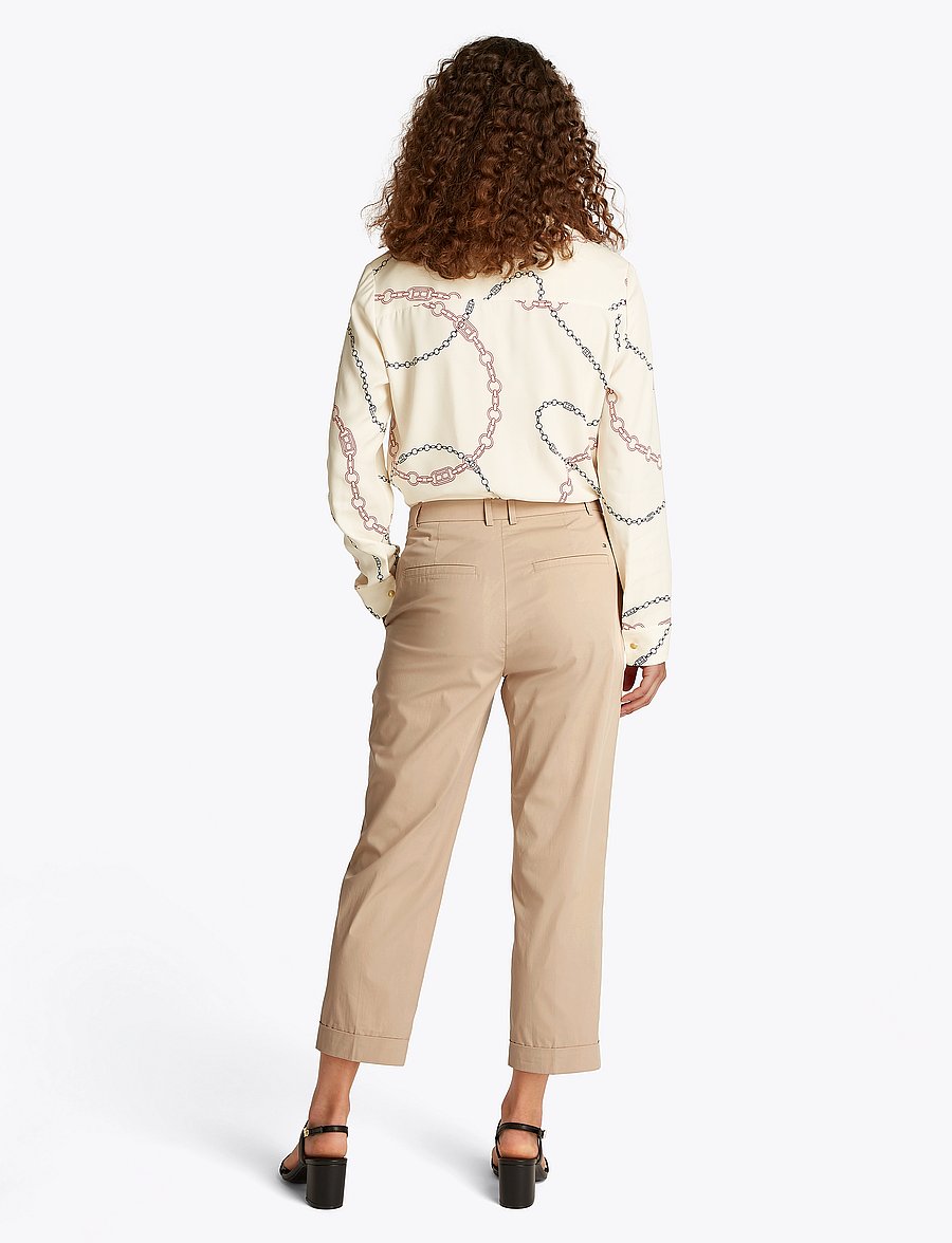 Tommy Hilfiger - LIGHT CO SLIM CHINO - hose mit geradem bein - classic beige - 2