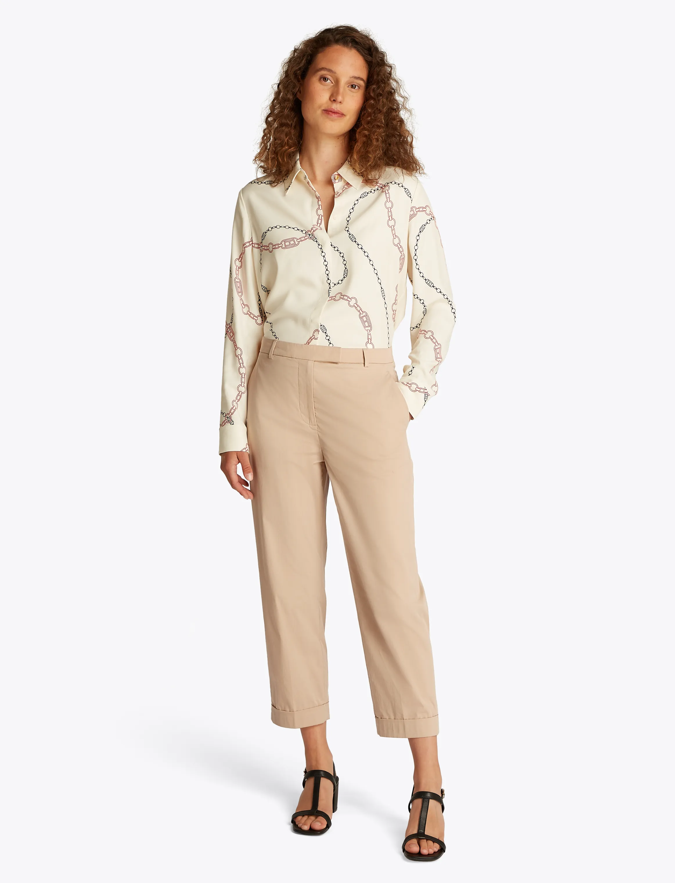 Tommy Hilfiger - LIGHT CO SLIM CHINO - bikses ar taisnām starām - classic beige - 4
