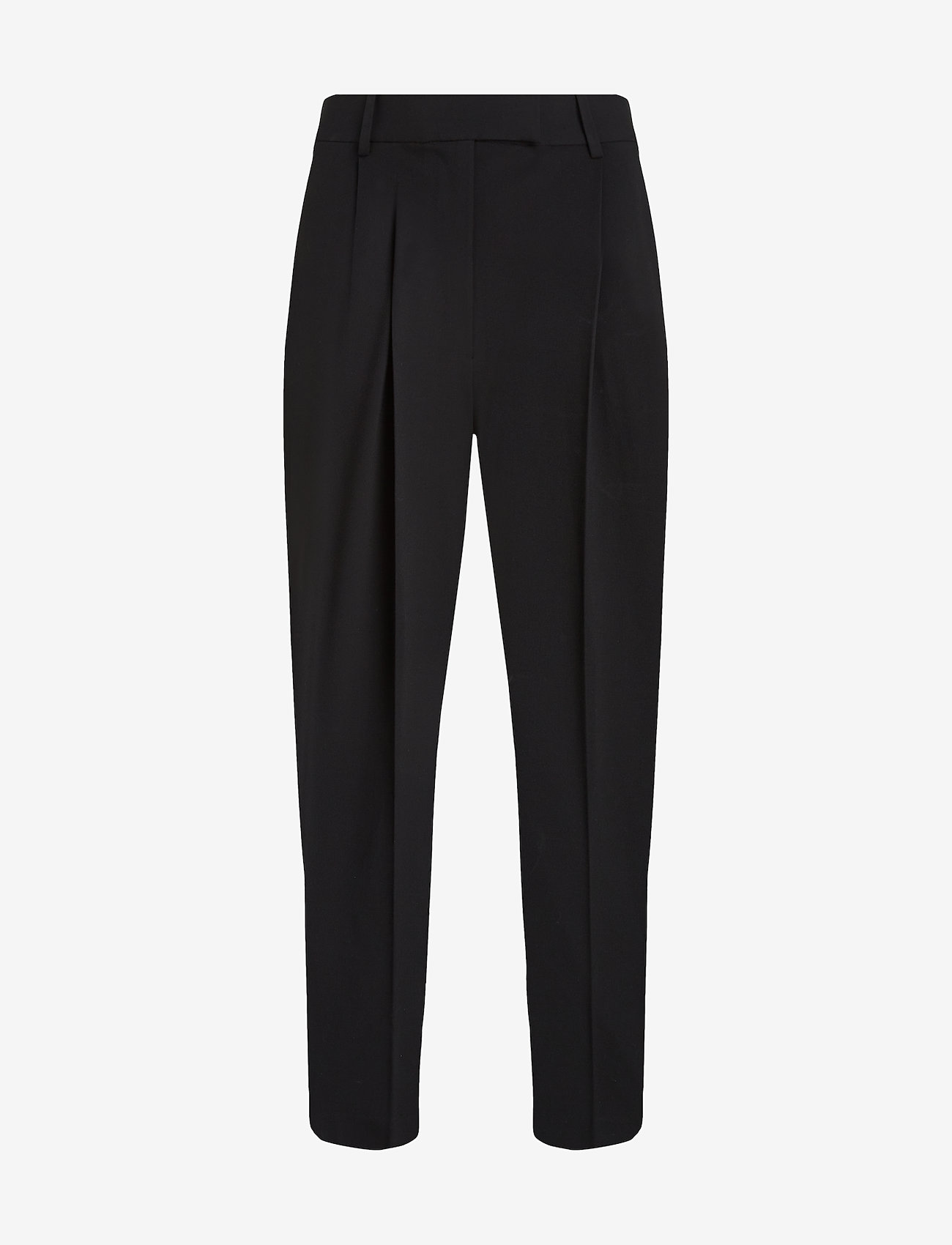 Tommy Hilfiger - LW BI-STRETCH TAPERED PANTS - tailored trousers - black - 0