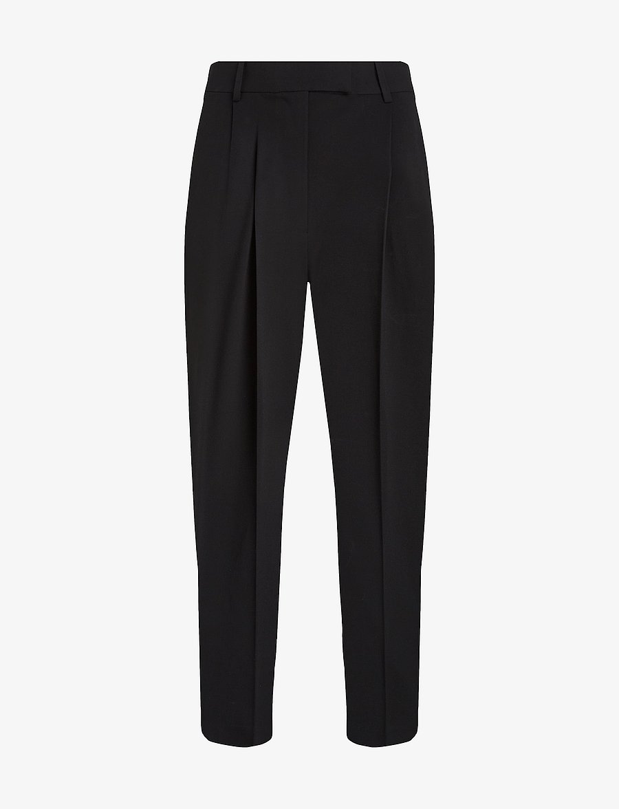 Tommy Hilfiger - LW BI-STRETCH TAPERED PANTS - black - 1
