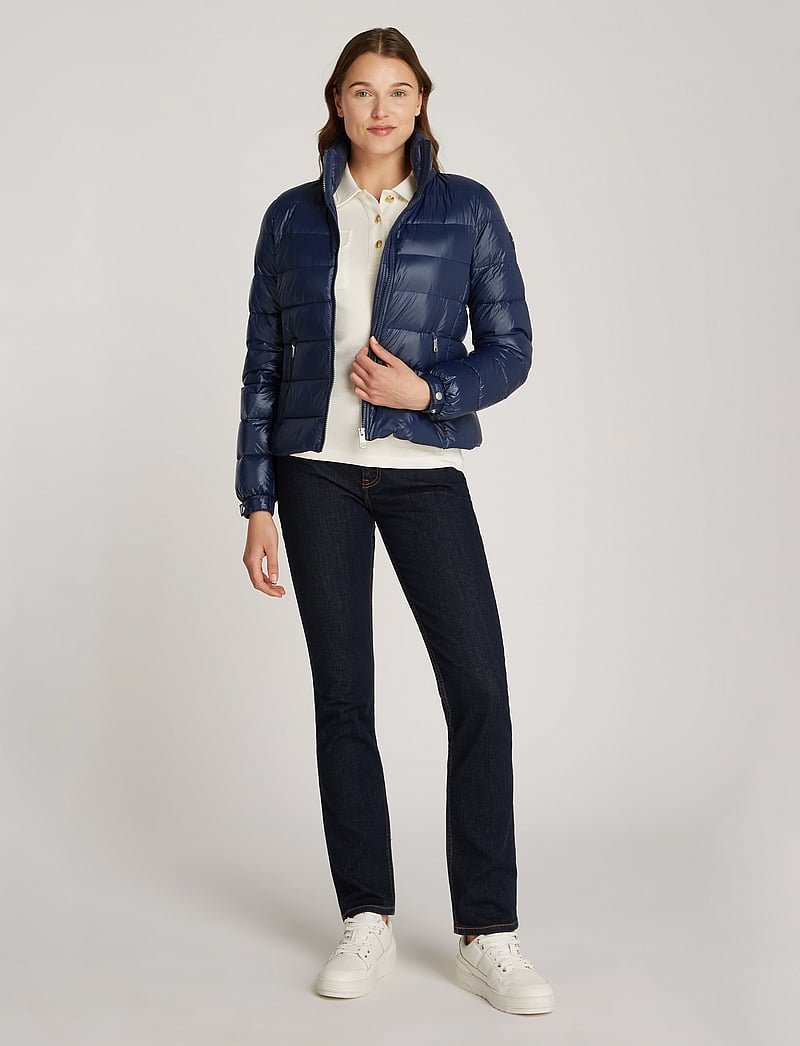 Tommy Hilfiger - LW DOWN FEMININE GLOSS JACKET - dark night navy - 0
