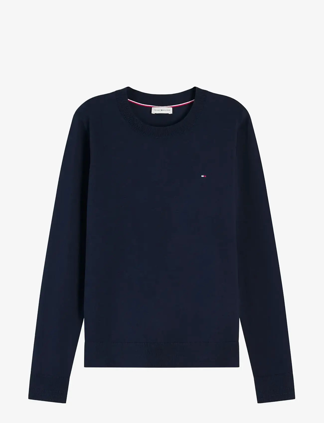 Tommy Hilfiger - CO JERSEY FINE GG LS C-NK SWT - striktrøjer - dark night navy - 1