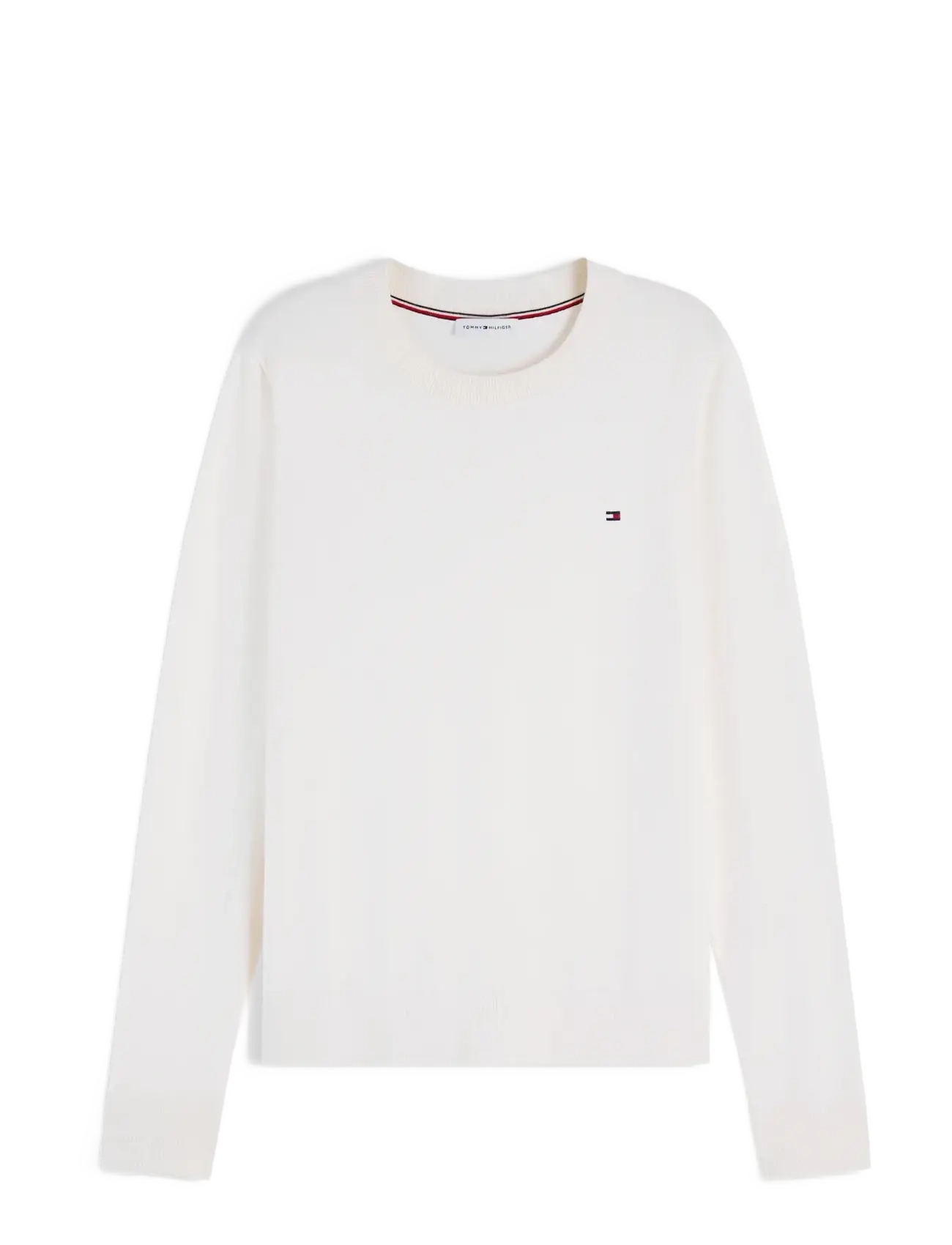 Tommy Hilfiger CO JERSEY FINE GG LS C-NK SWT - Pullover - IVORY PETAL / cream