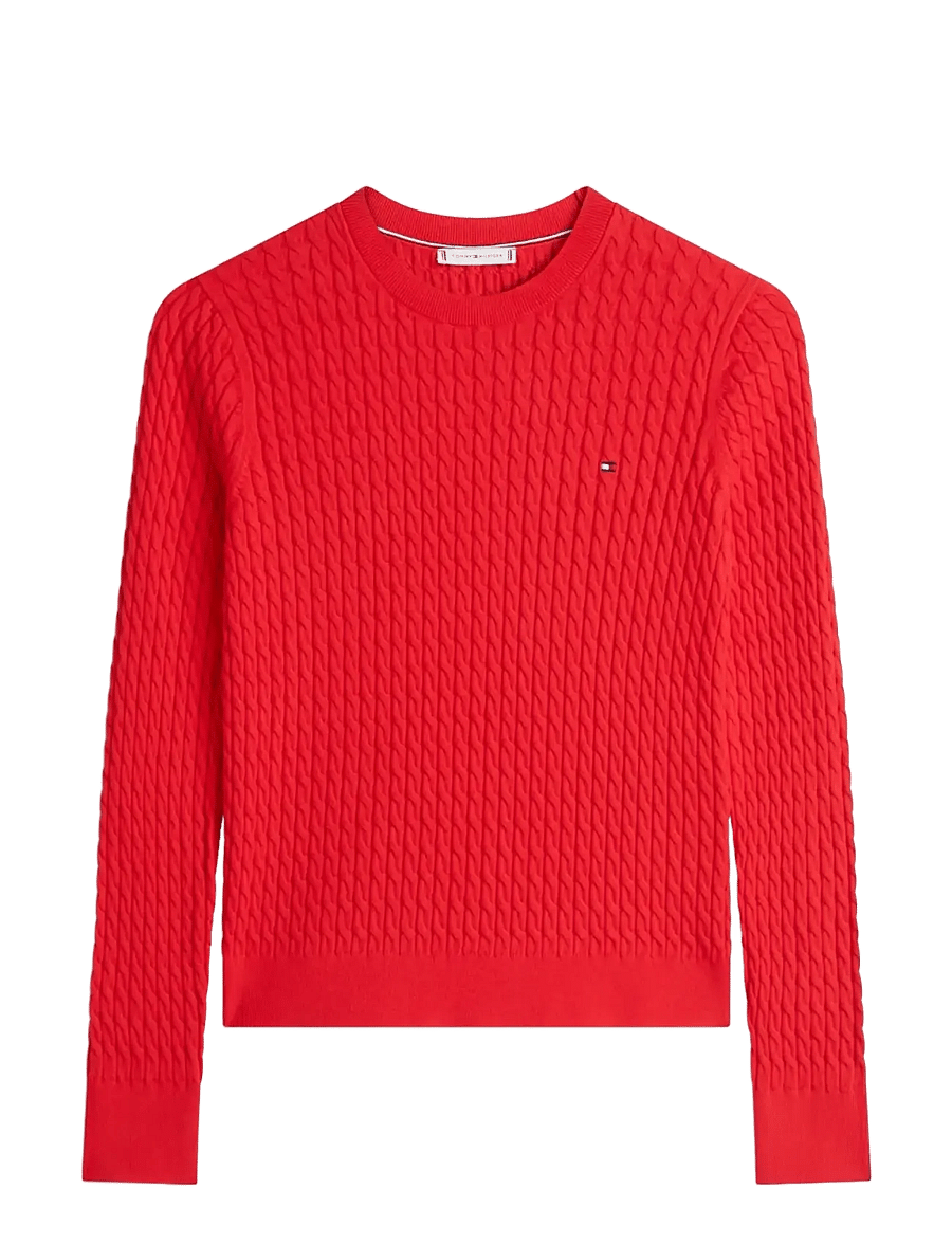 Tommy Hilfiger - CO CABLE FINE GG C-NK LS SWT - pullover - fireworks - 1