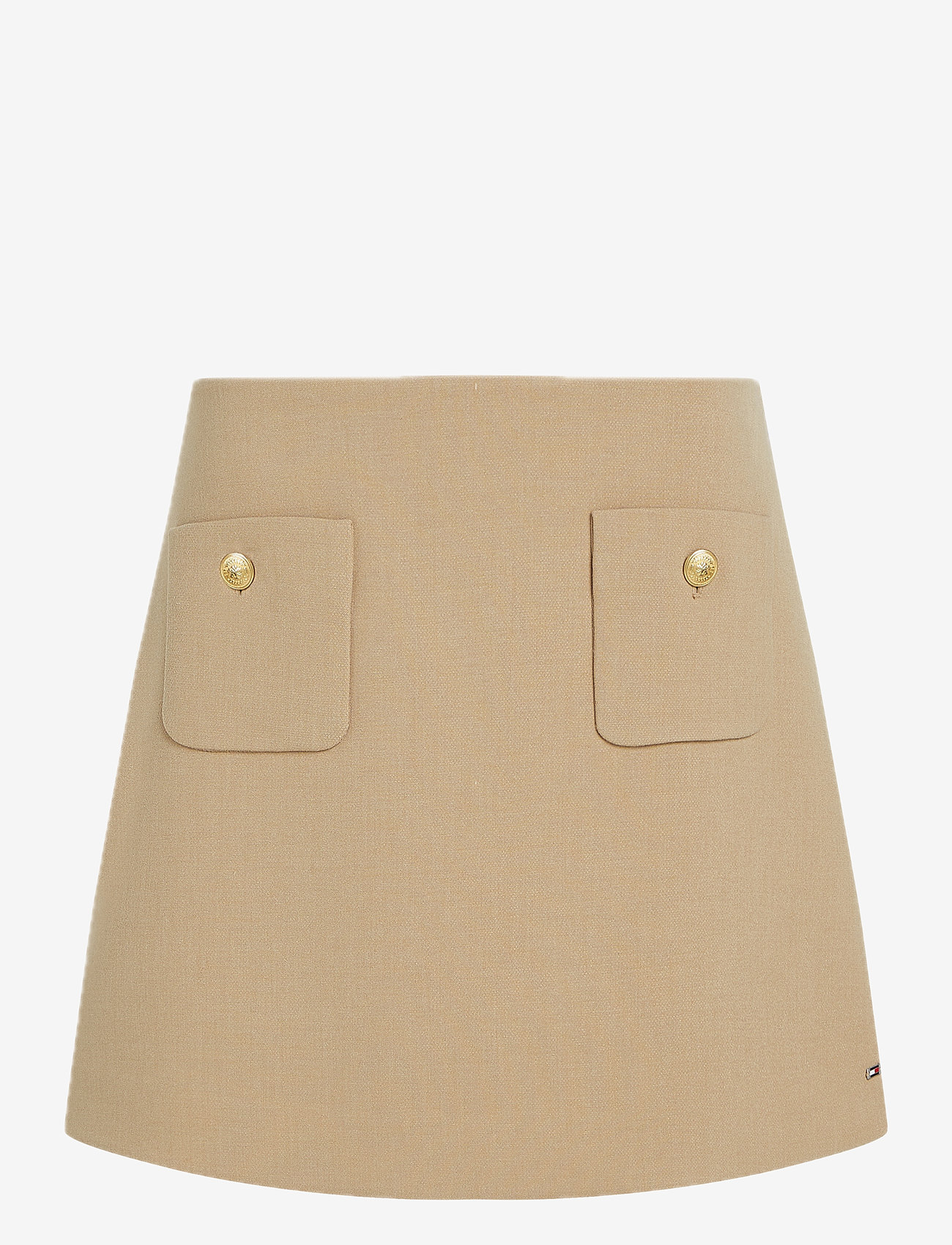 Tommy Hilfiger - PUNTO SHORT SKIRT - short skirts - classic beige htr - 1