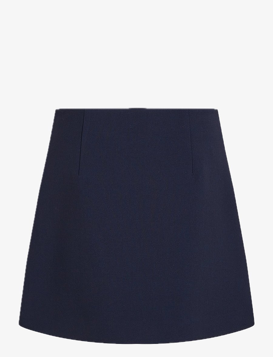 Tommy Hilfiger - PUNTO SHORT SKIRT - kurze röcke - dark night navy - 2