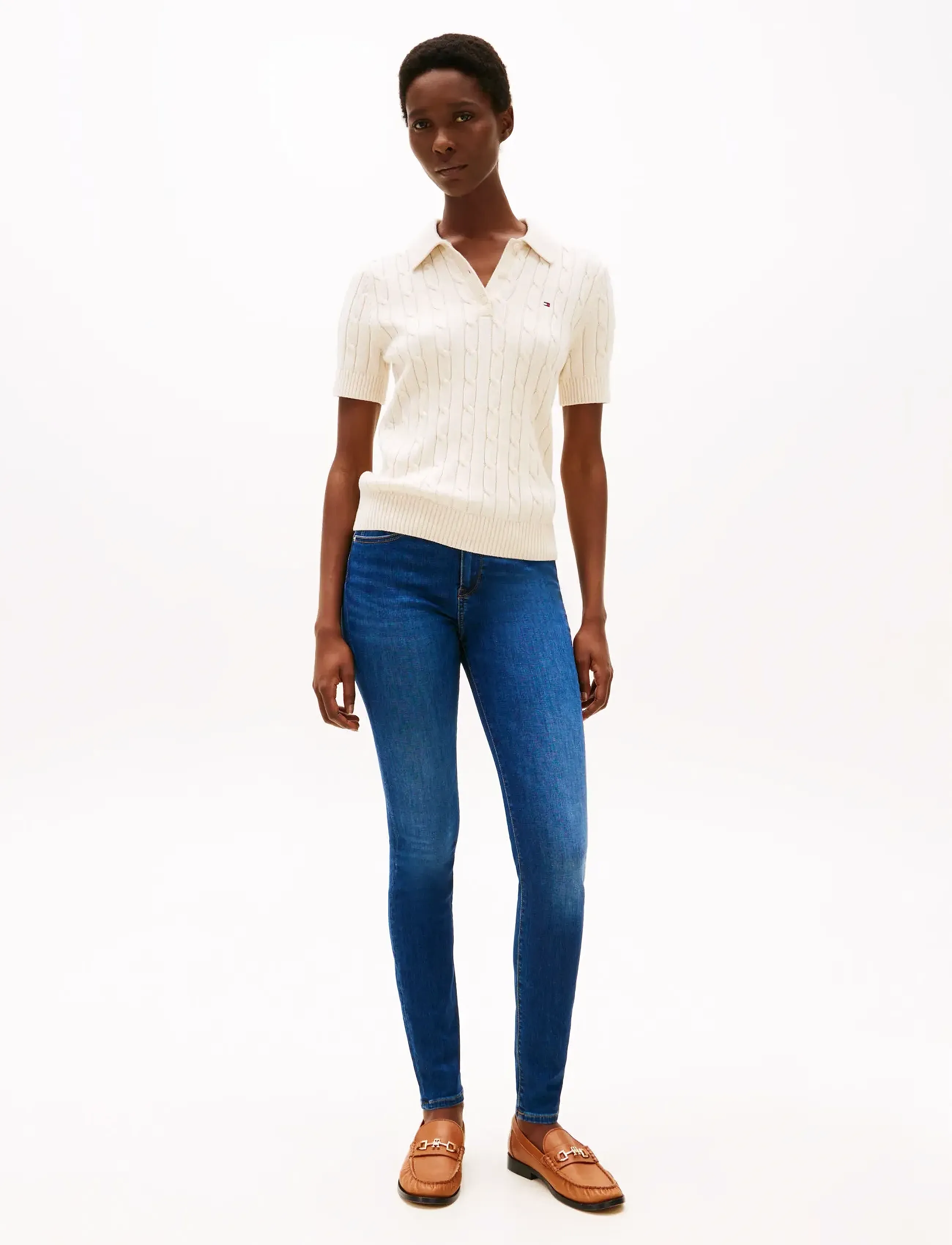Tommy Hilfiger - COMO MID RISE SKINNY ESSENTIAL - siaurėjantys džinsai - new doreen - 4
