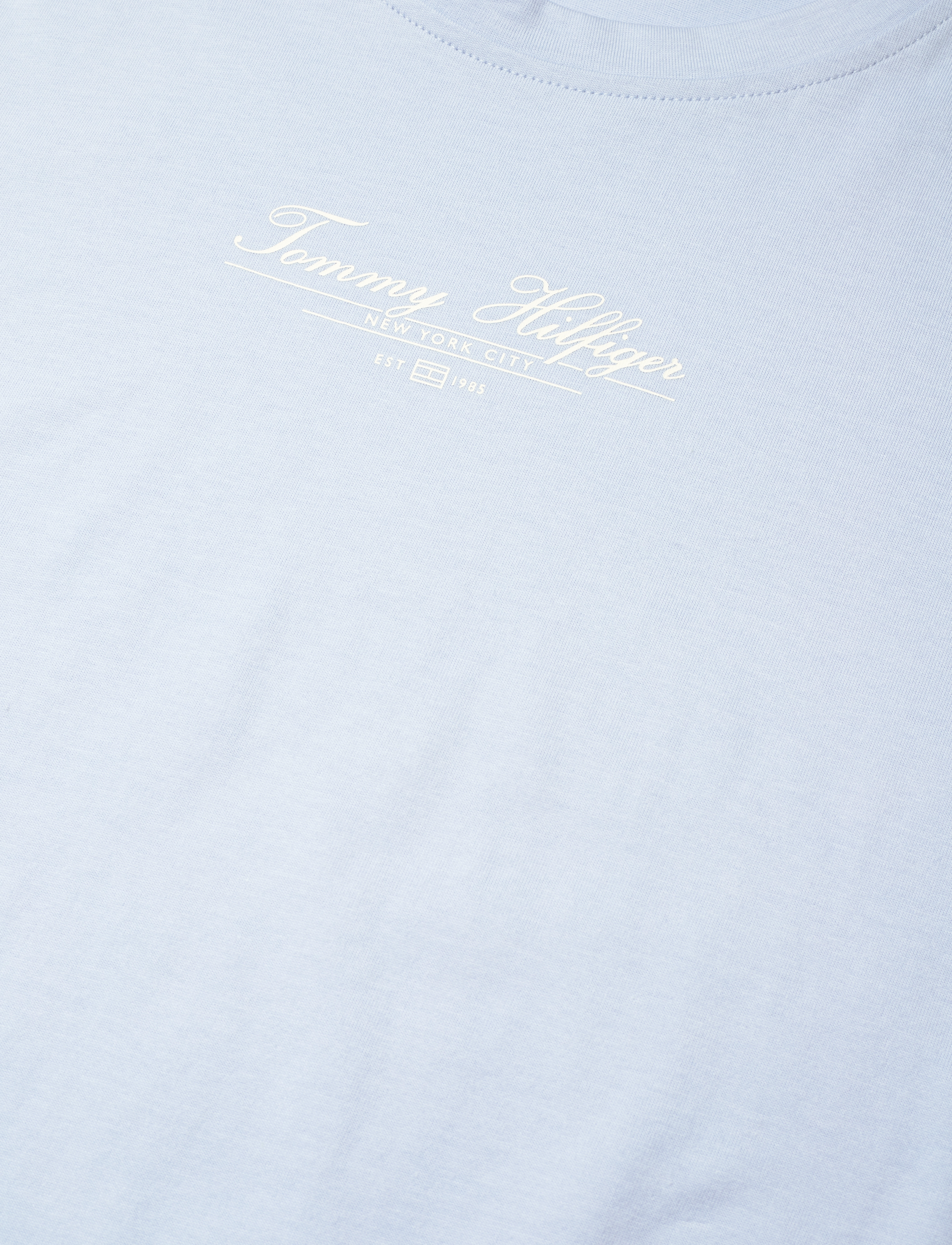 Tommy Hilfiger - REG SCRIPT C-NK TEE SS - breezy blue - 5