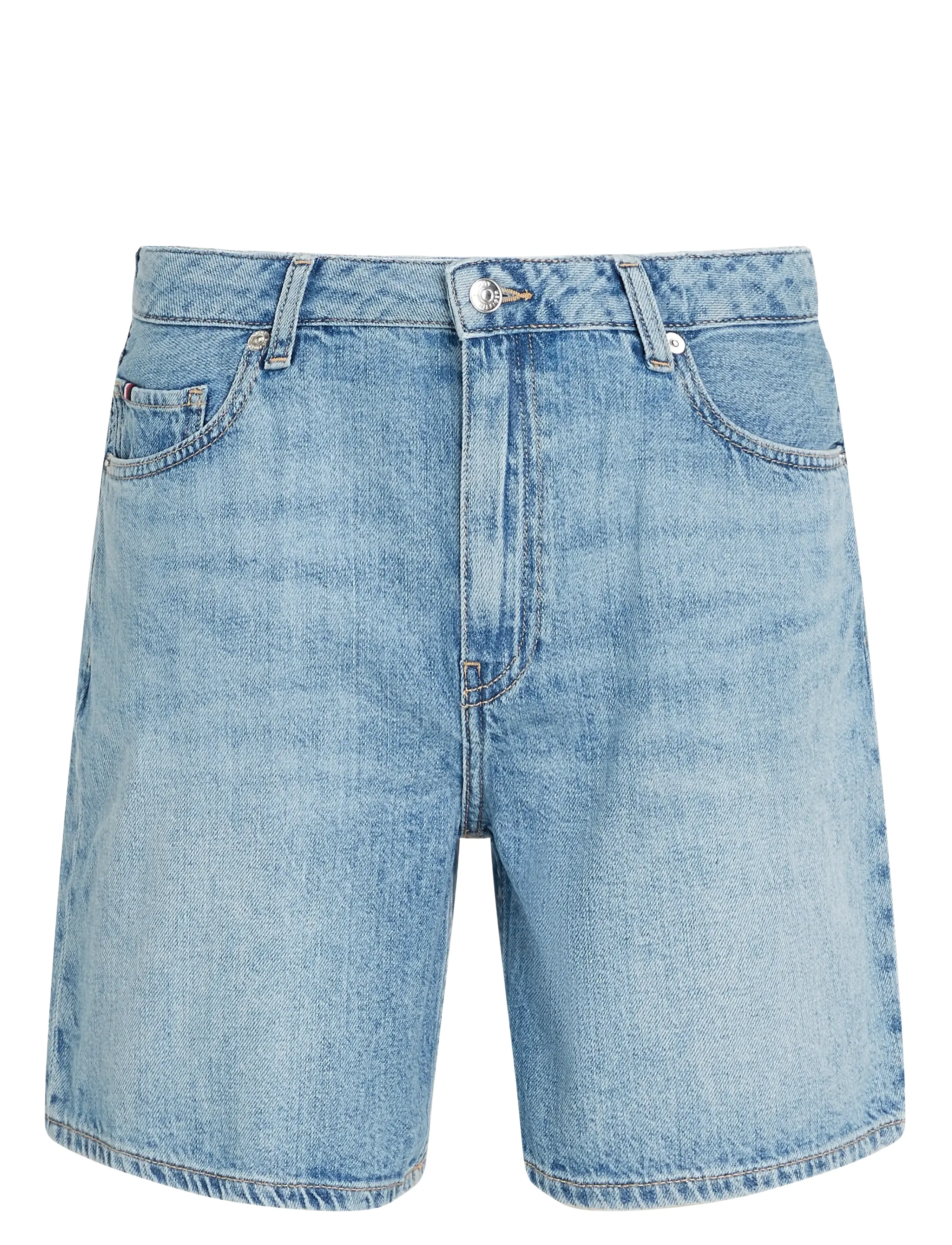 Tommy Hilfiger Dnm Straight Short Rw Sia, 25, Blue, Shorts > Denim Shorts, Dame