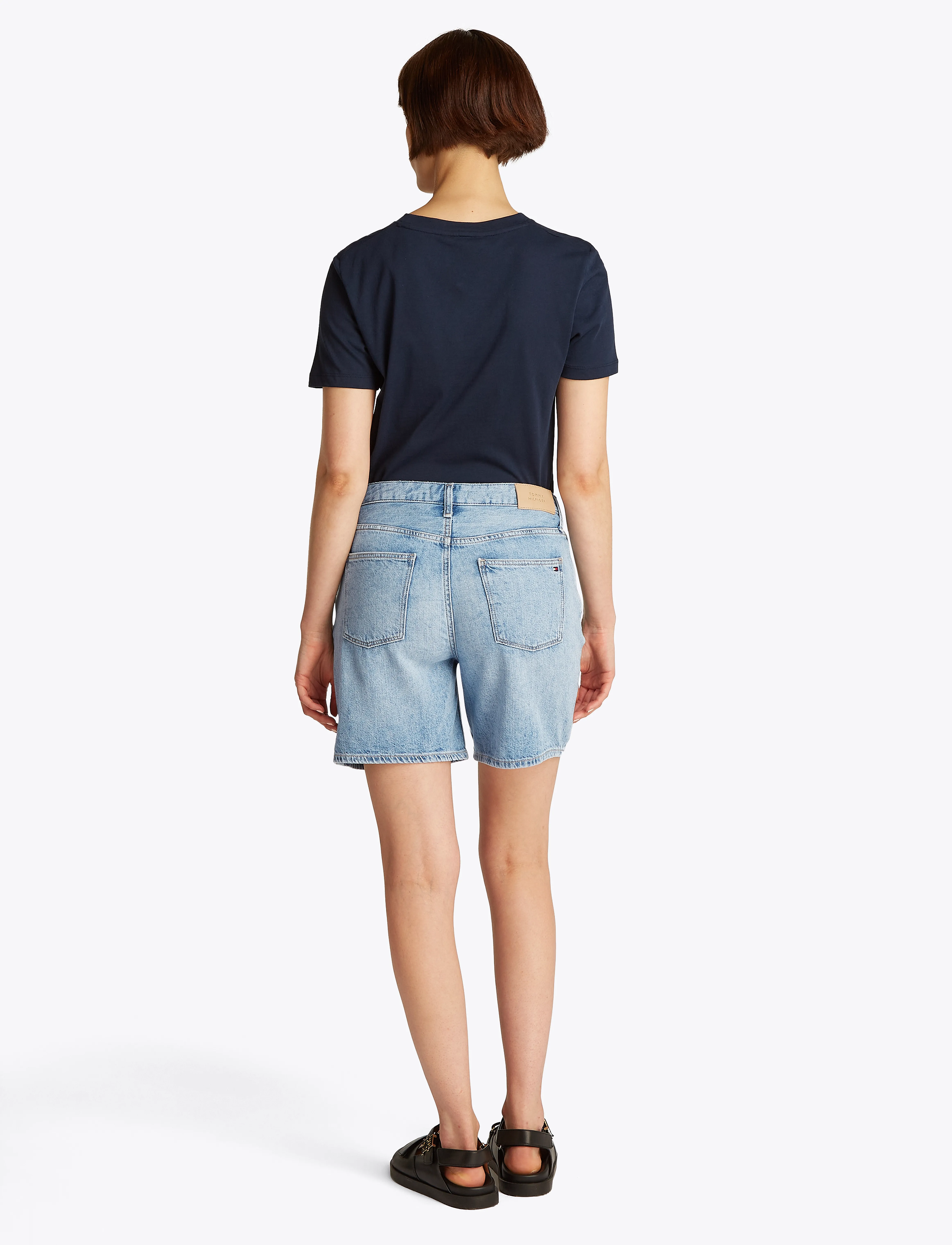 Tommy Hilfiger - DNM STRAIGHT SHORT RW SIA - džinsa šorti - sia - 4