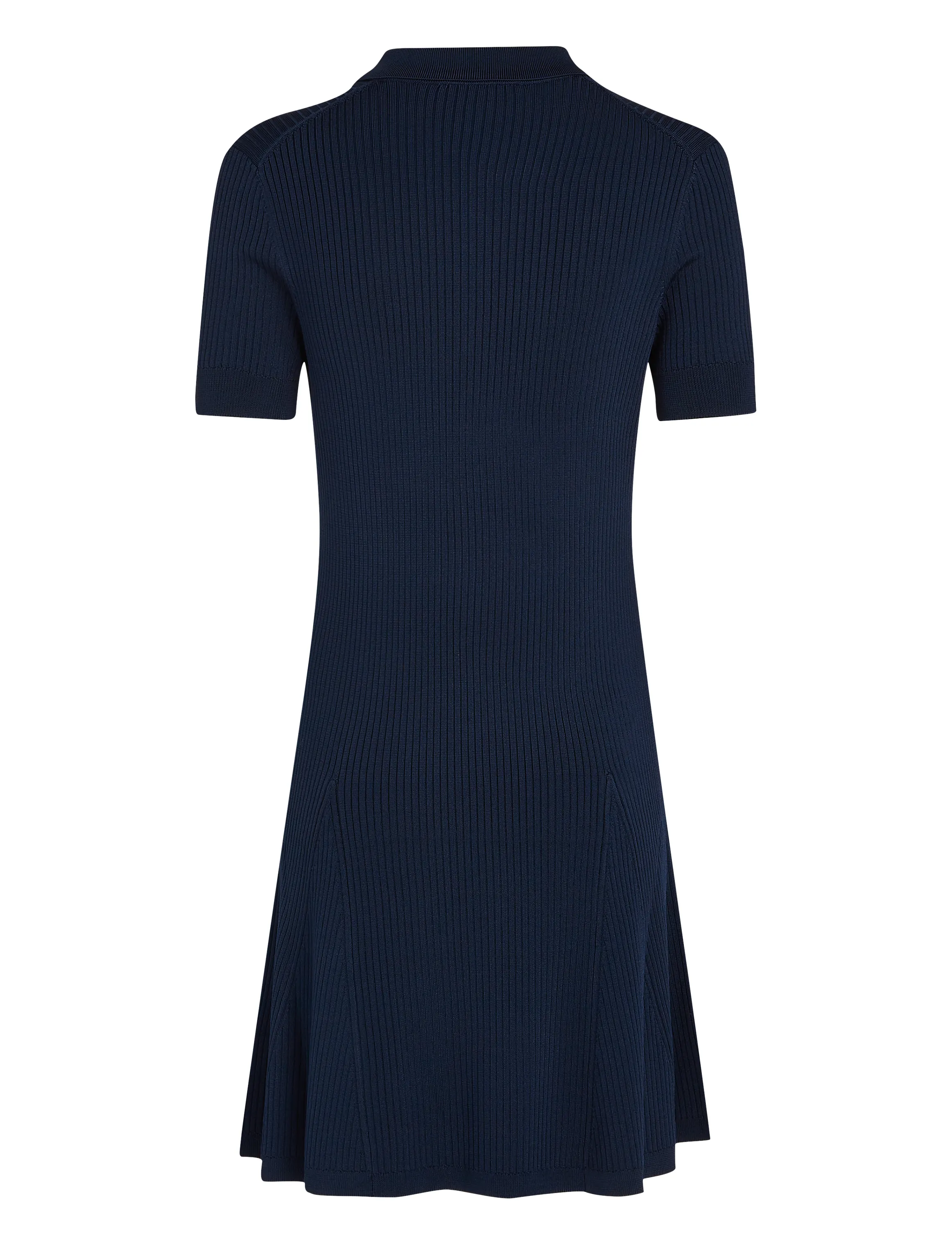 Tommy Hilfiger - RIB BUTTON F&F POLO SWT DRESS - t-shirt-kleider - dark night navy - 5