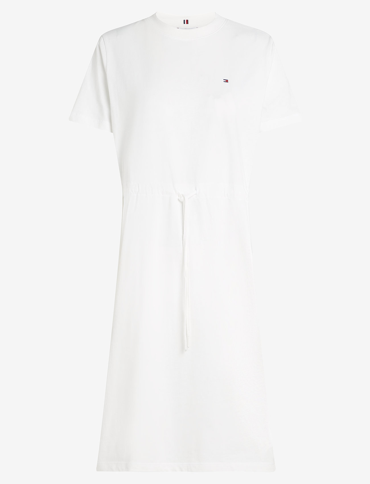 Tommy Hilfiger - HILFIGER TEE DRESS - sommerkleider - ecru - 1