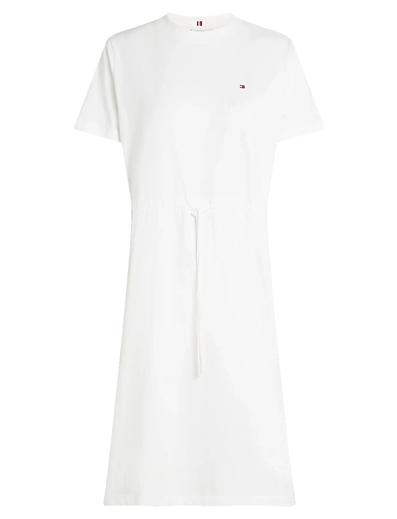 Tommy Hilfiger - HILFIGER TEE DRESS - sommerkleider - ecru - 1