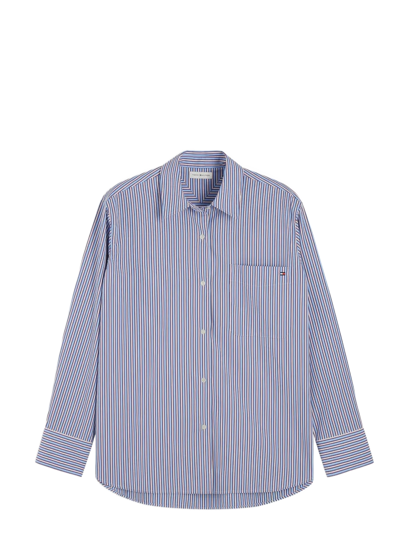 BLUE BURGUNDY MULTI STRIPE