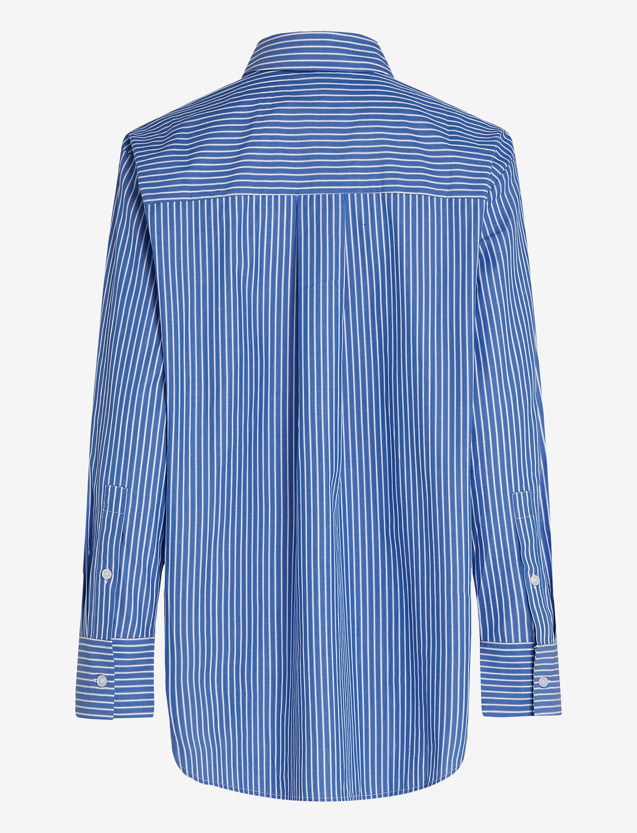 Tommy Hilfiger - ESS POPLIN EASY FIT SHIRT - langärmlige hemden - blue stp - 4
