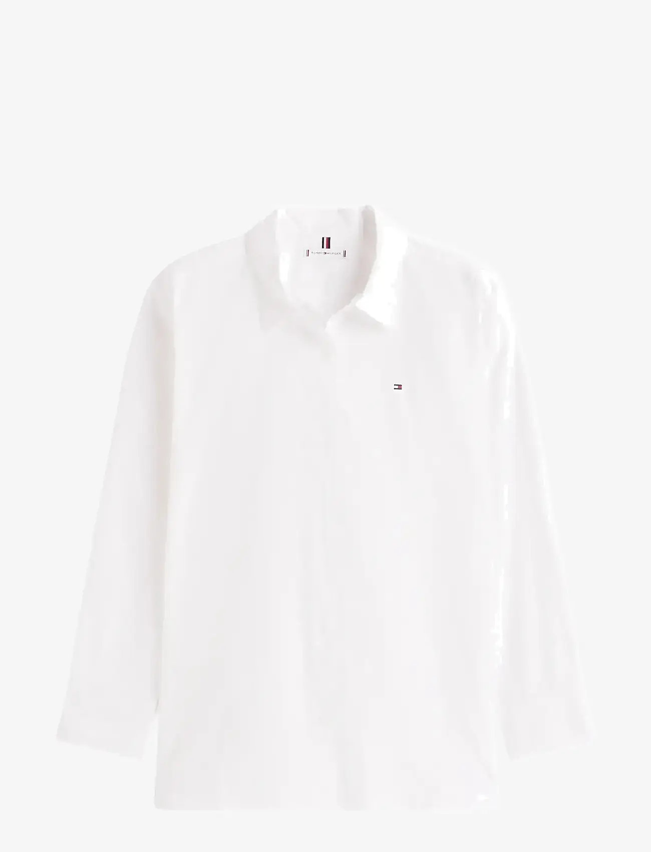 Tommy Hilfiger - ESS POPLIN EASY FIT SHIRT - langärmlige hemden - classic white - 1