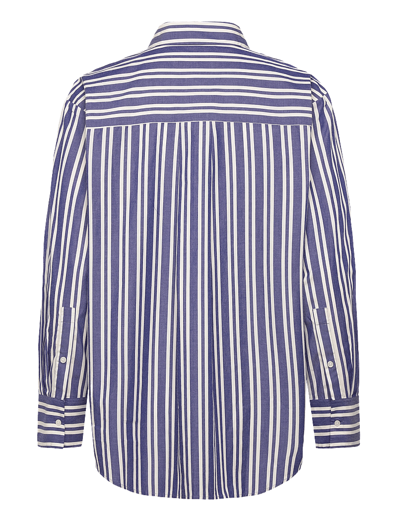 Tommy Hilfiger - ESS POPLIN EASY FIT SHIRT - long-sleeved shirts - marine stp - 2