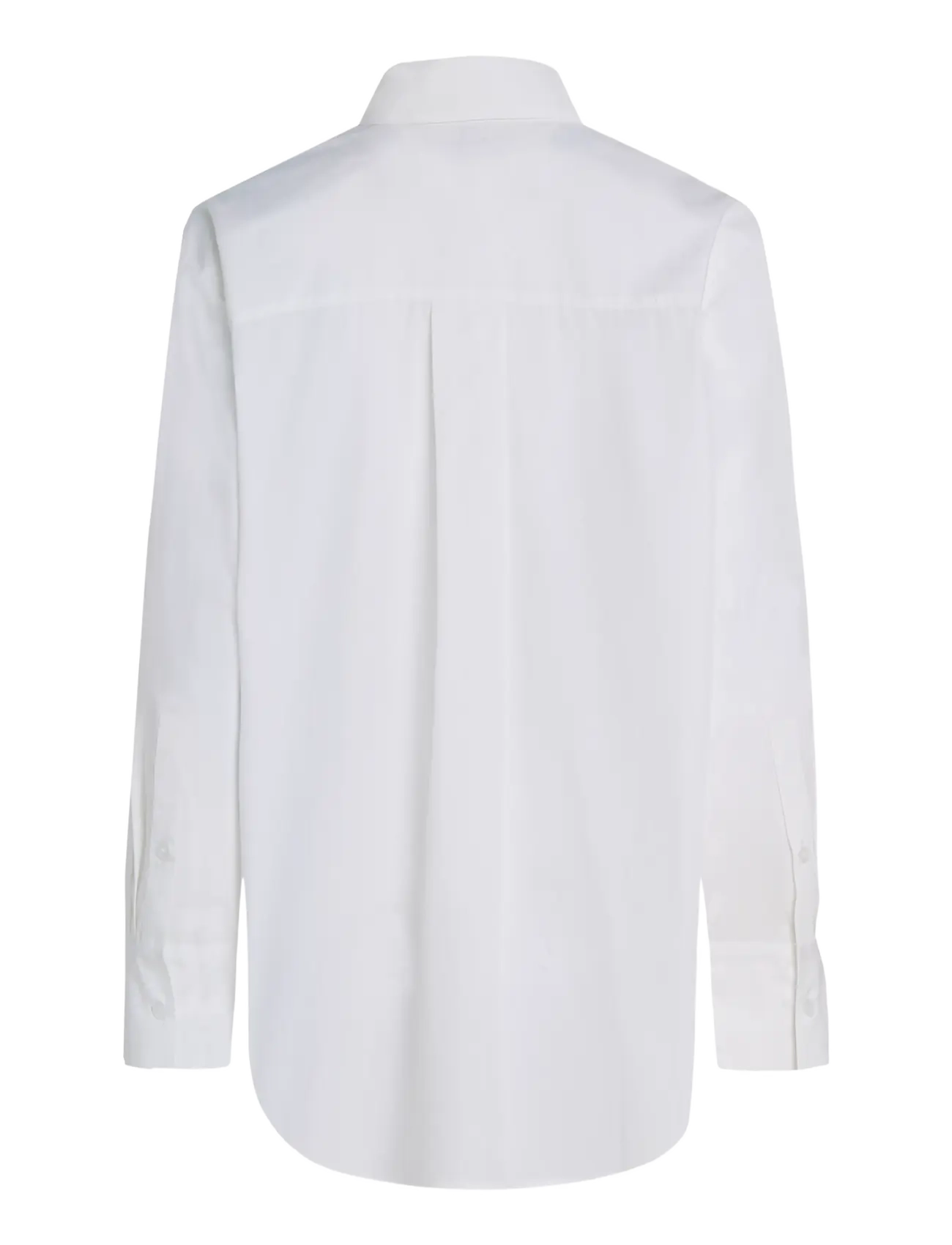 Tommy Hilfiger - ESS POPLIN EASY FIT SHIRT - långärmade skjortor - th optic white - 2