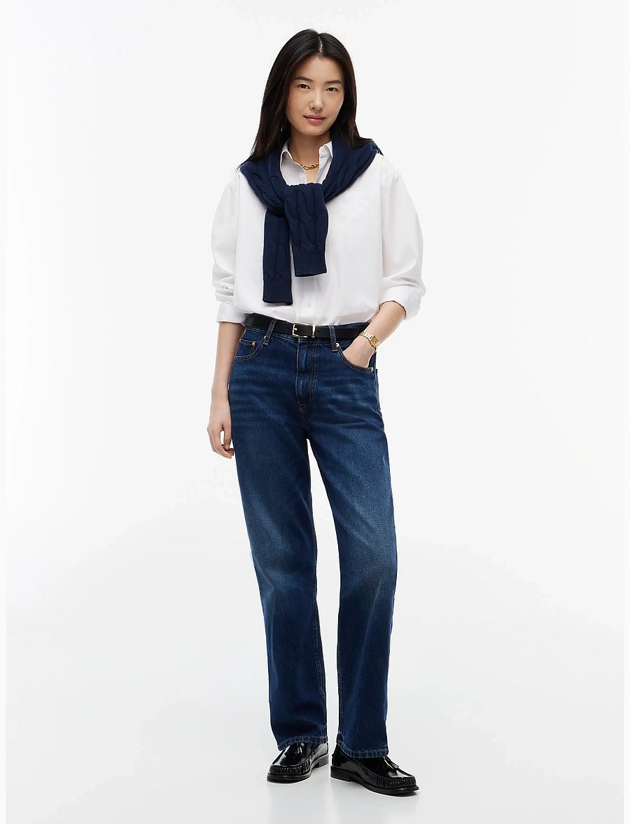 Tommy Hilfiger - ESS POPLIN EASY FIT SHIRT - långärmade skjortor - th optic white - 5