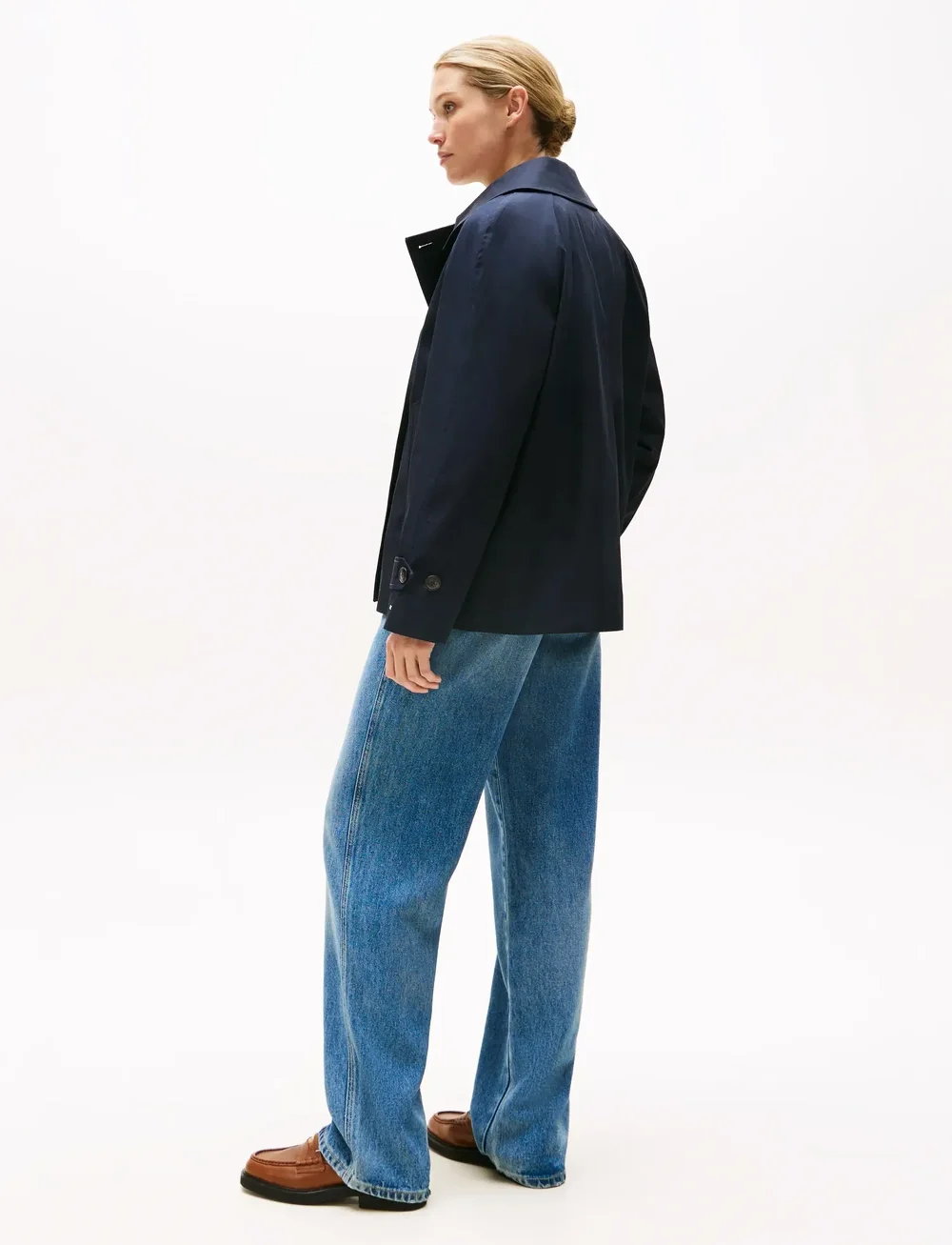 Tommy Hilfiger - COTTON REG SHORT TRENCH COAT - utilityjackor - desert sky - 2