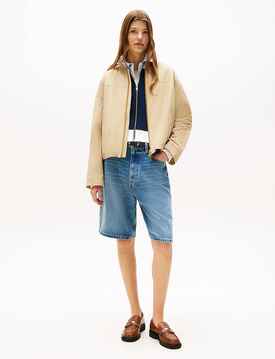 Tommy Hilfiger - COTTON NYLON REG BOMBER - bomberjacken - country ivory - 3