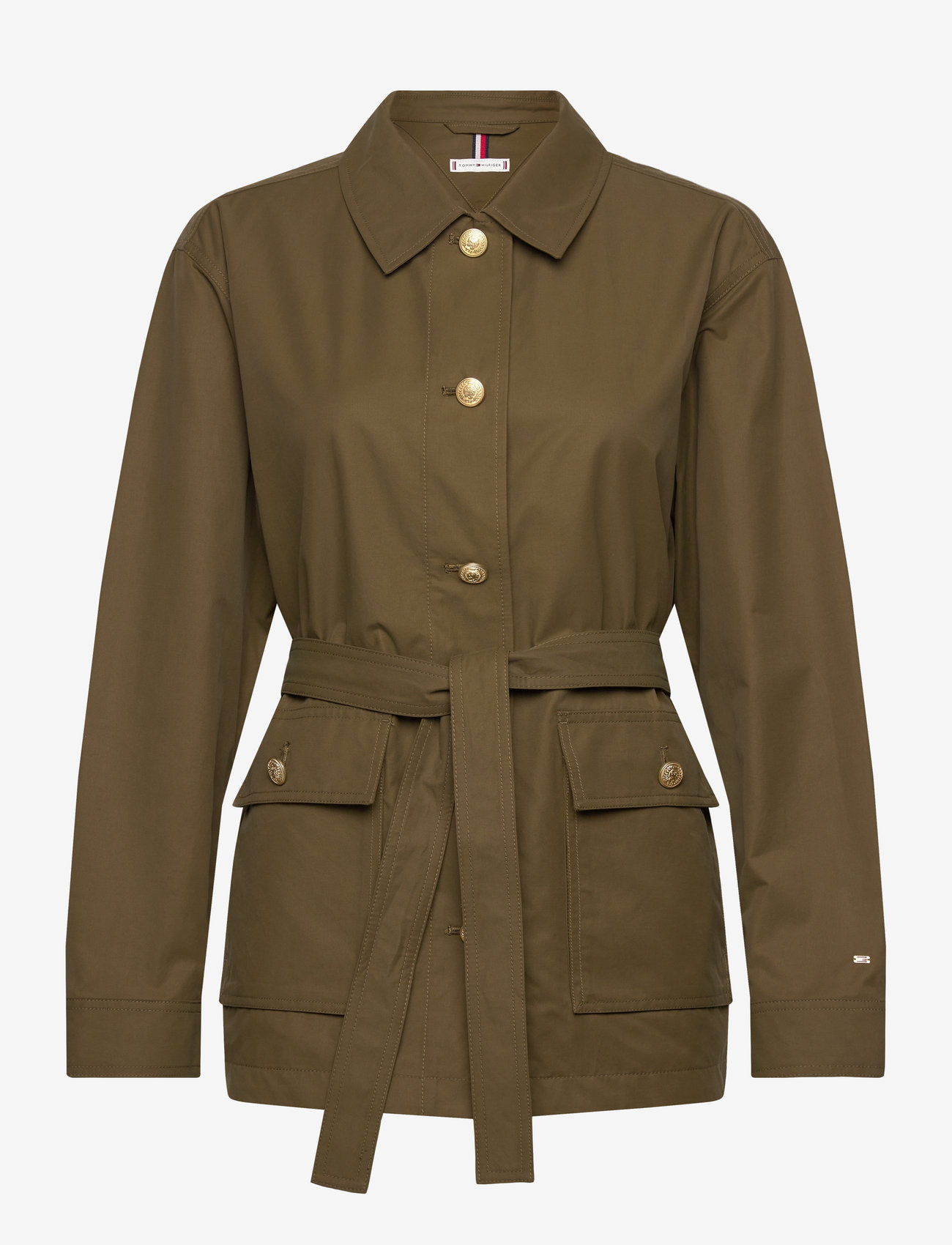 Tommy Hilfiger - COTTON NYLON REG FIELD JACKET - herbstjacken - utility olive - 1