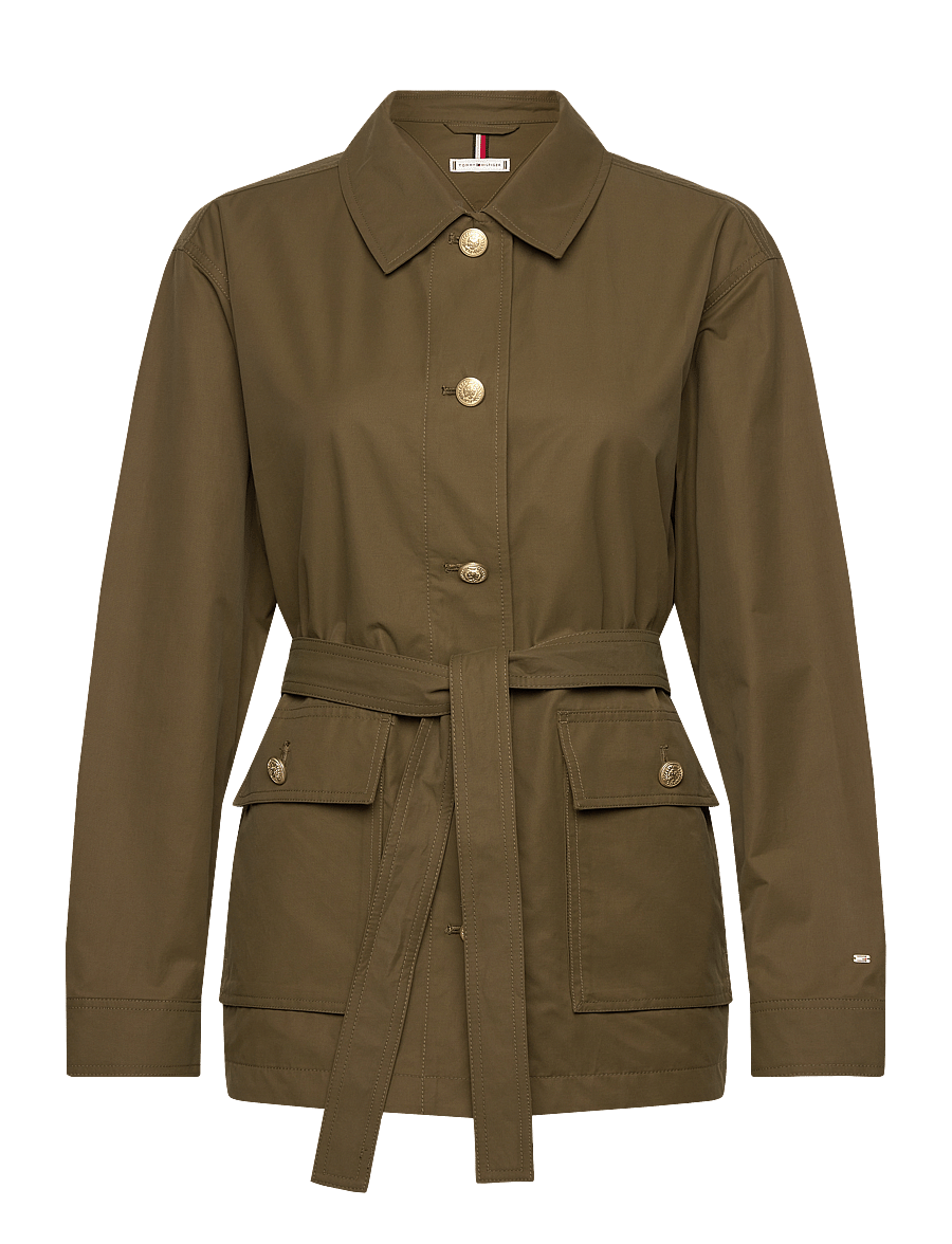 Tommy Hilfiger - COTTON NYLON REG FIELD JACKET - leichte jacken - utility olive - 1