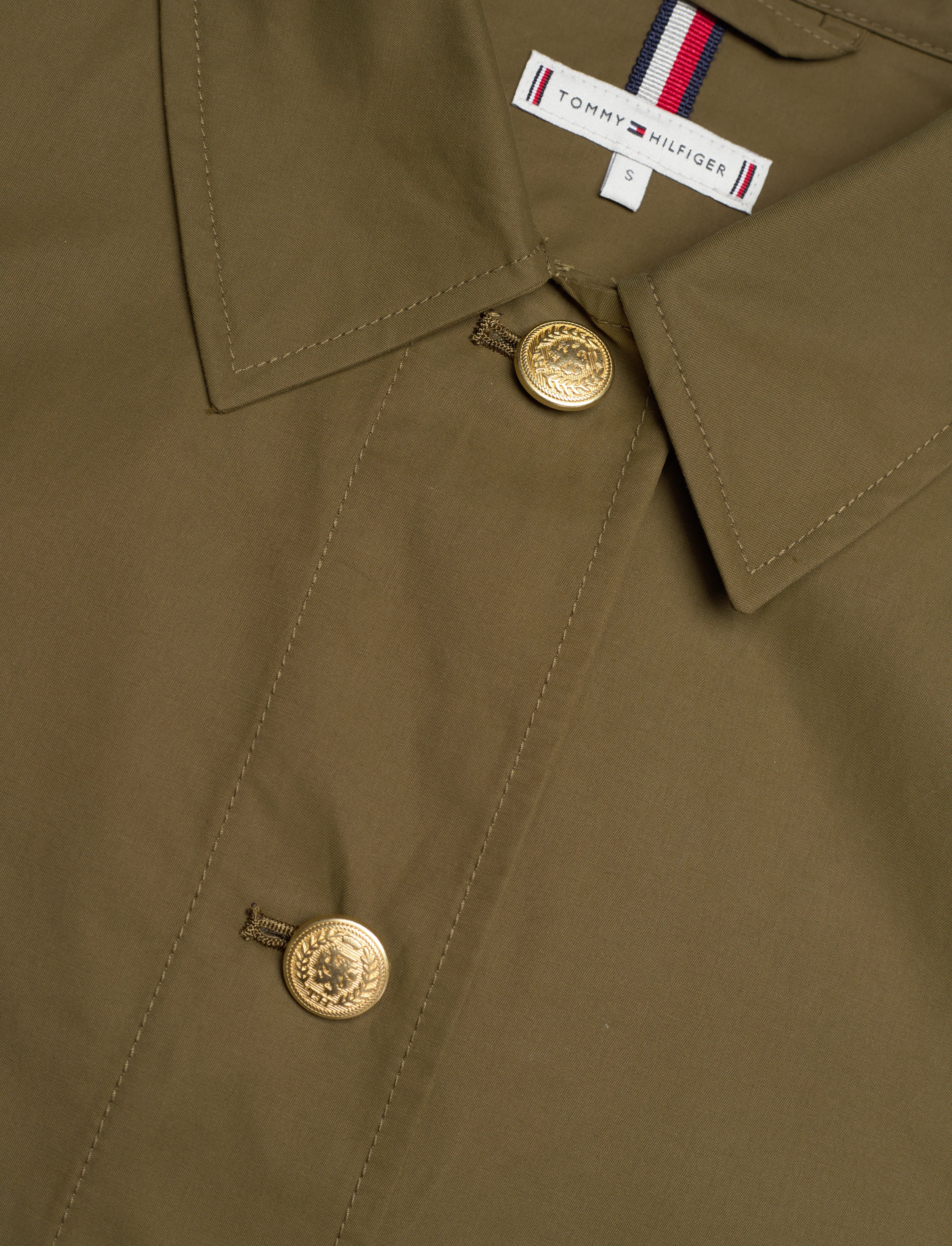 Tommy Hilfiger - COTTON NYLON REG FIELD JACKET - overtøj - utility olive - 5