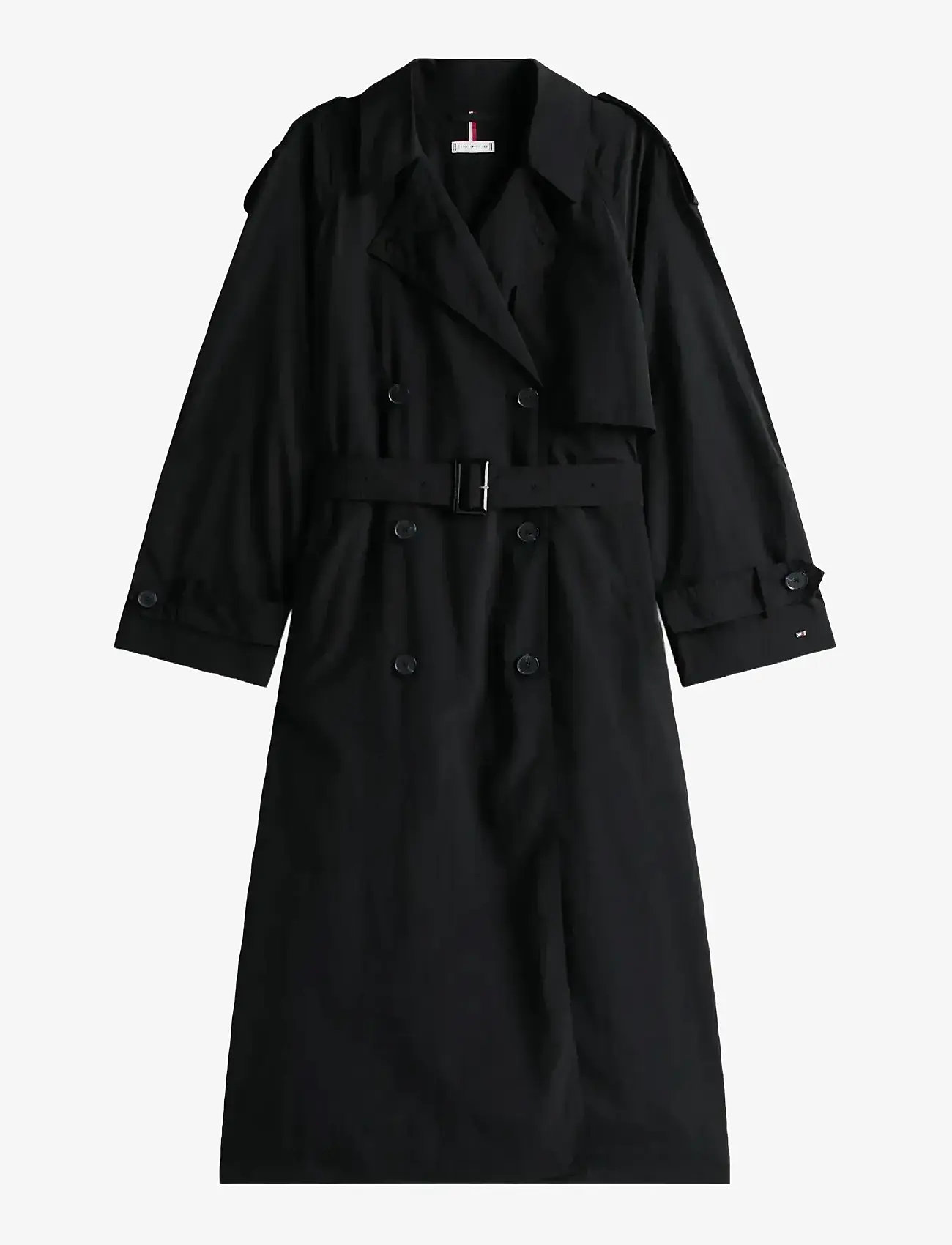 Tommy Hilfiger - LW NYLON OVERSIZED TRENCH - black - 1