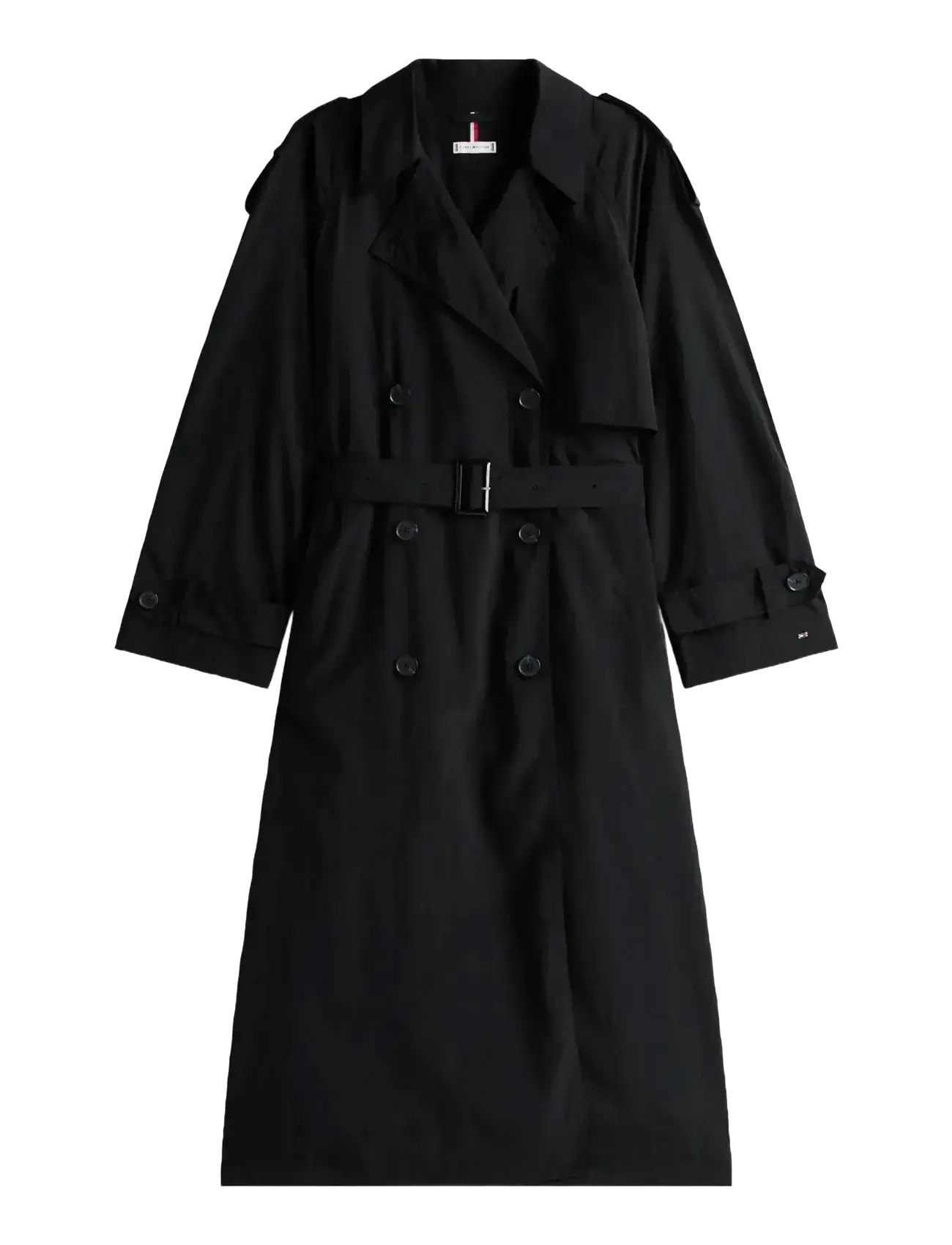 Tommy Hilfiger - LW NYLON OVERSIZED TRENCH - black - 1