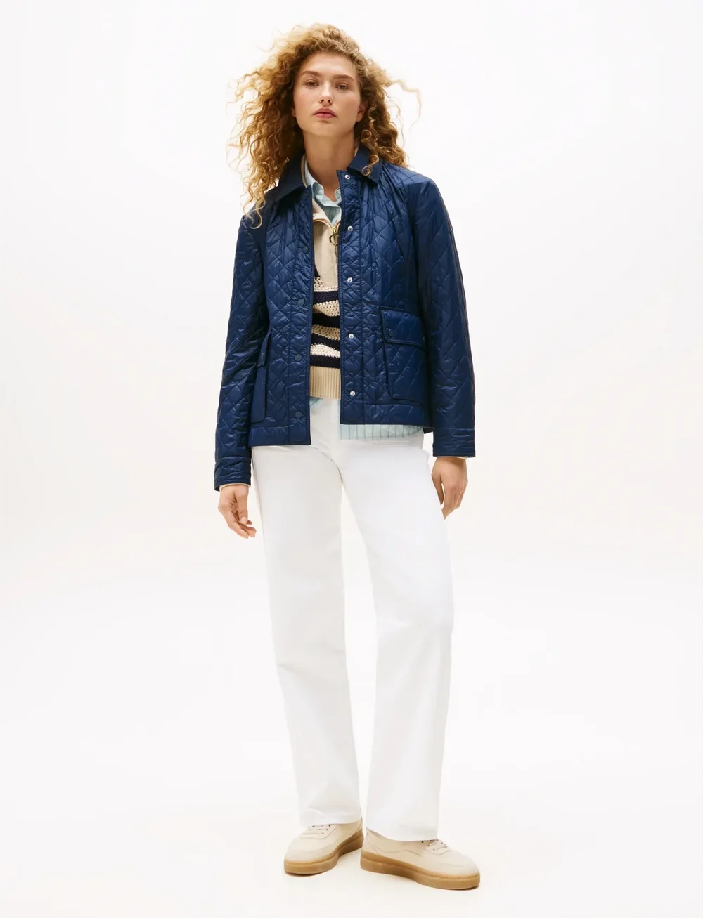 Tommy Hilfiger - PADDED NYLON SLIM QUILTED JACKET - tepitud jakid - dark night navy - 2