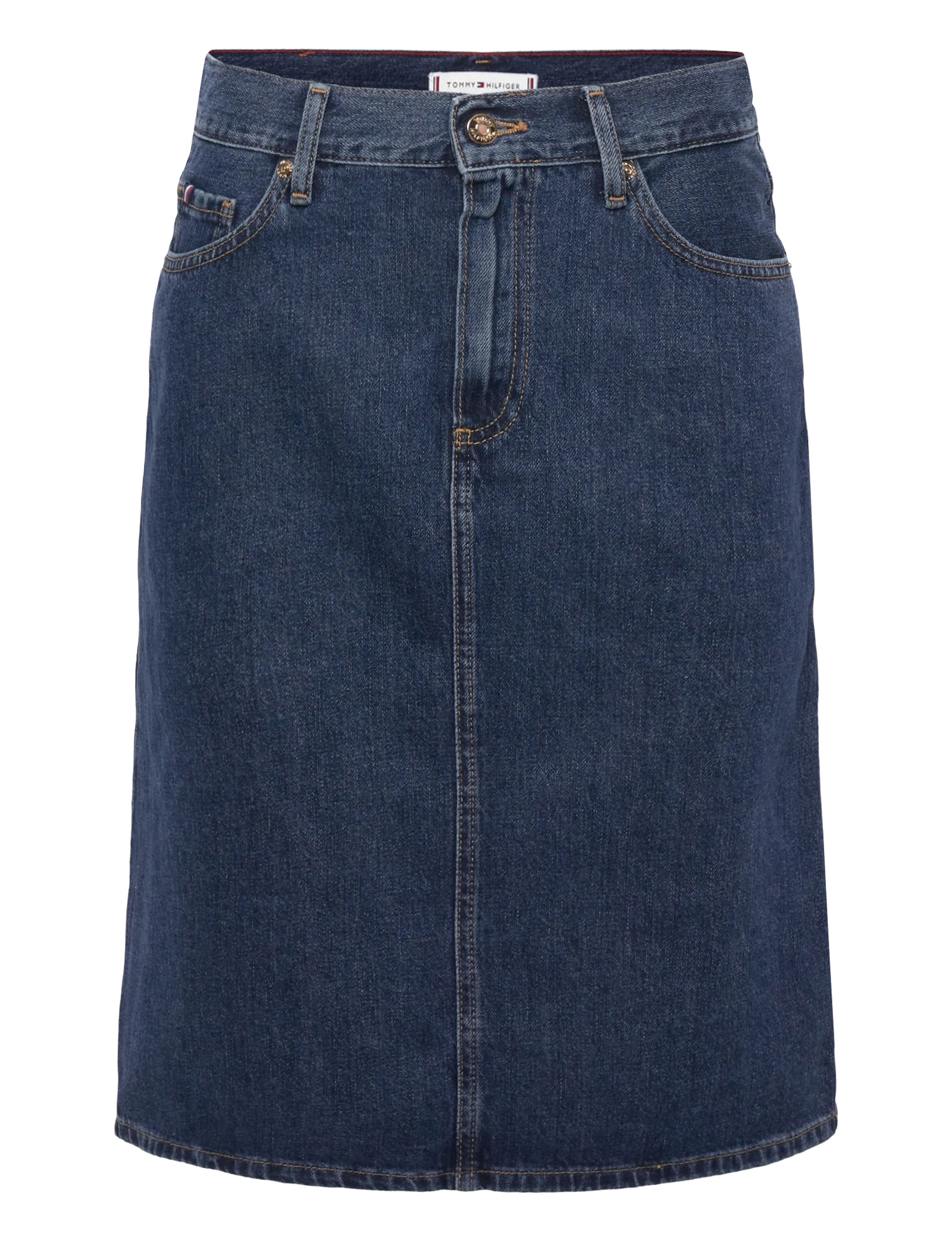 Tommy Hilfiger - DNM DEE STRAIGHT KNEE RW SKIRT - dee - 1