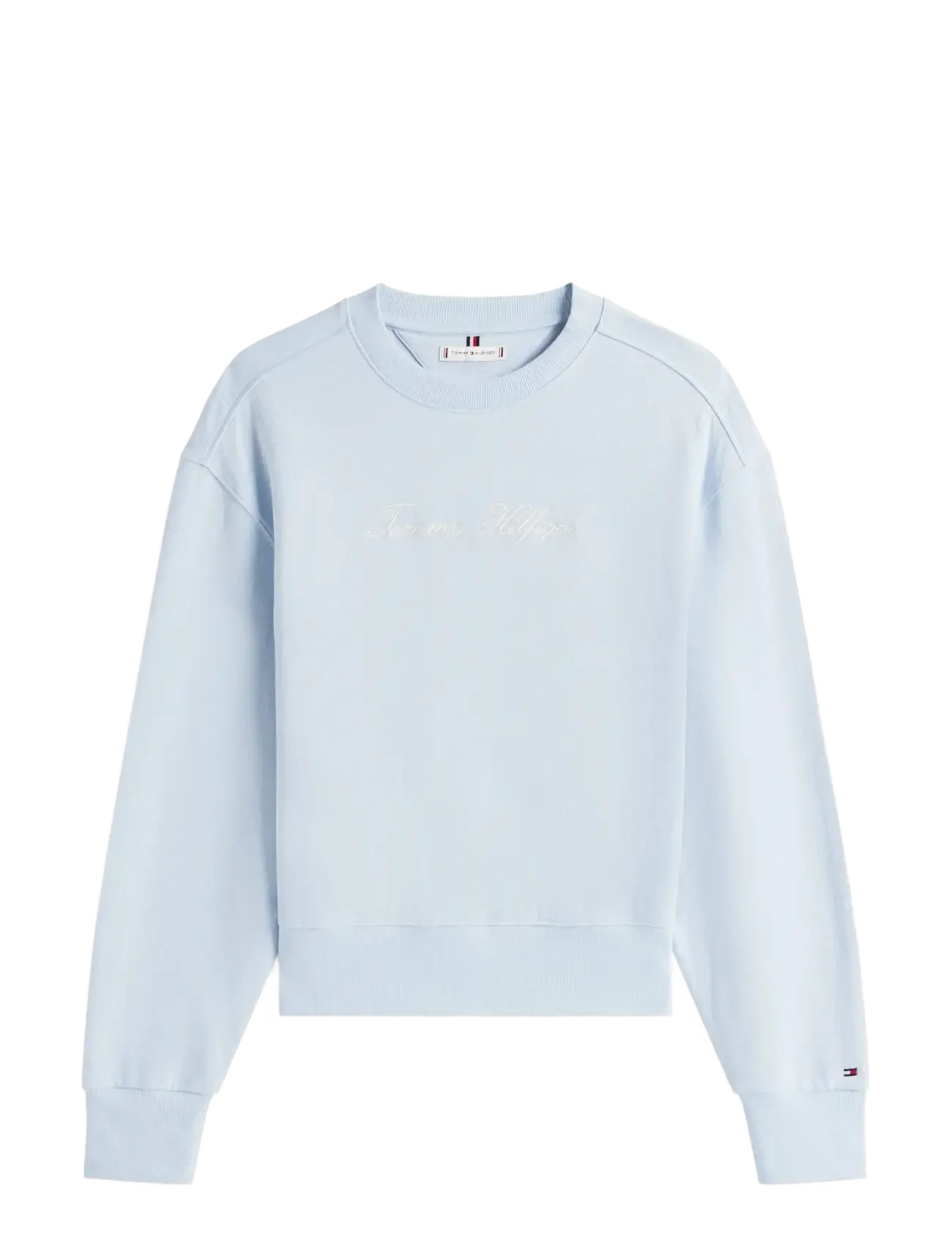 SCRIPT REG PIQUE SWTSHRT - BREEZY BLUE